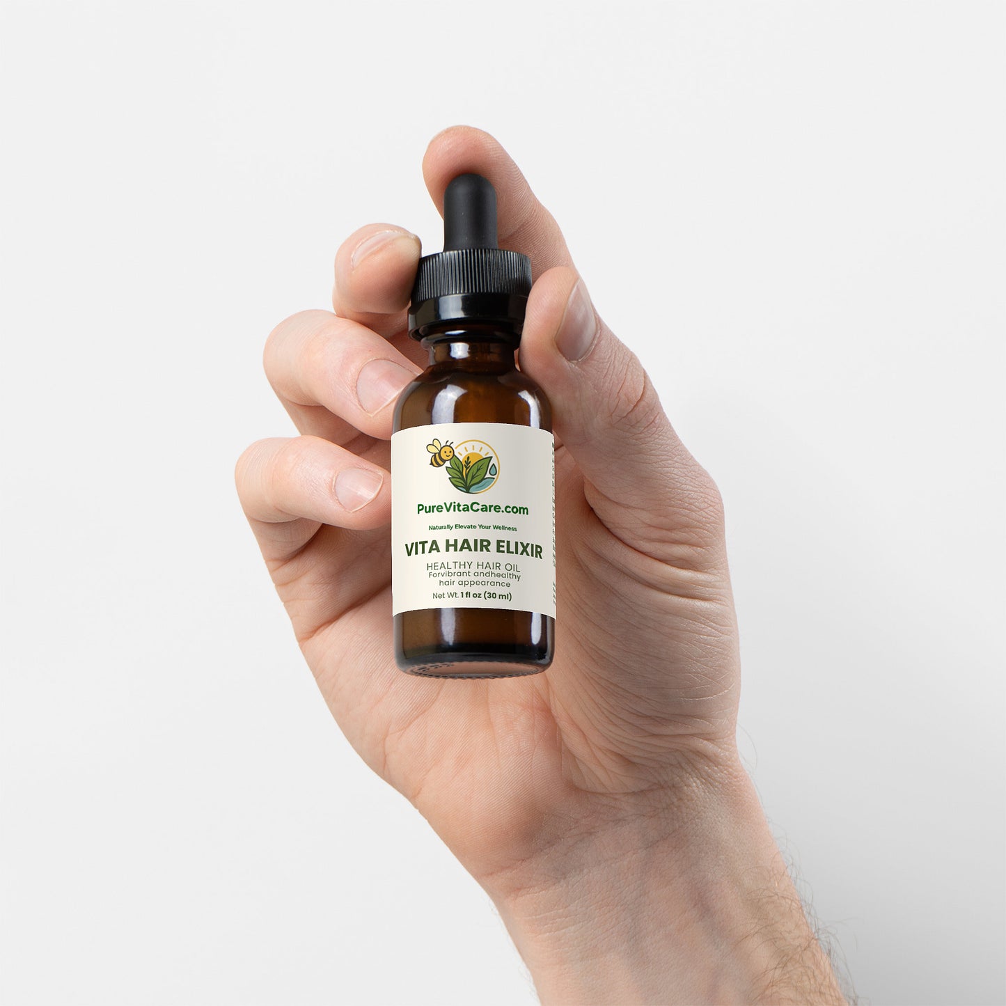 Moisturizing and Strengthening Hair Oil - PureVitaCare.com