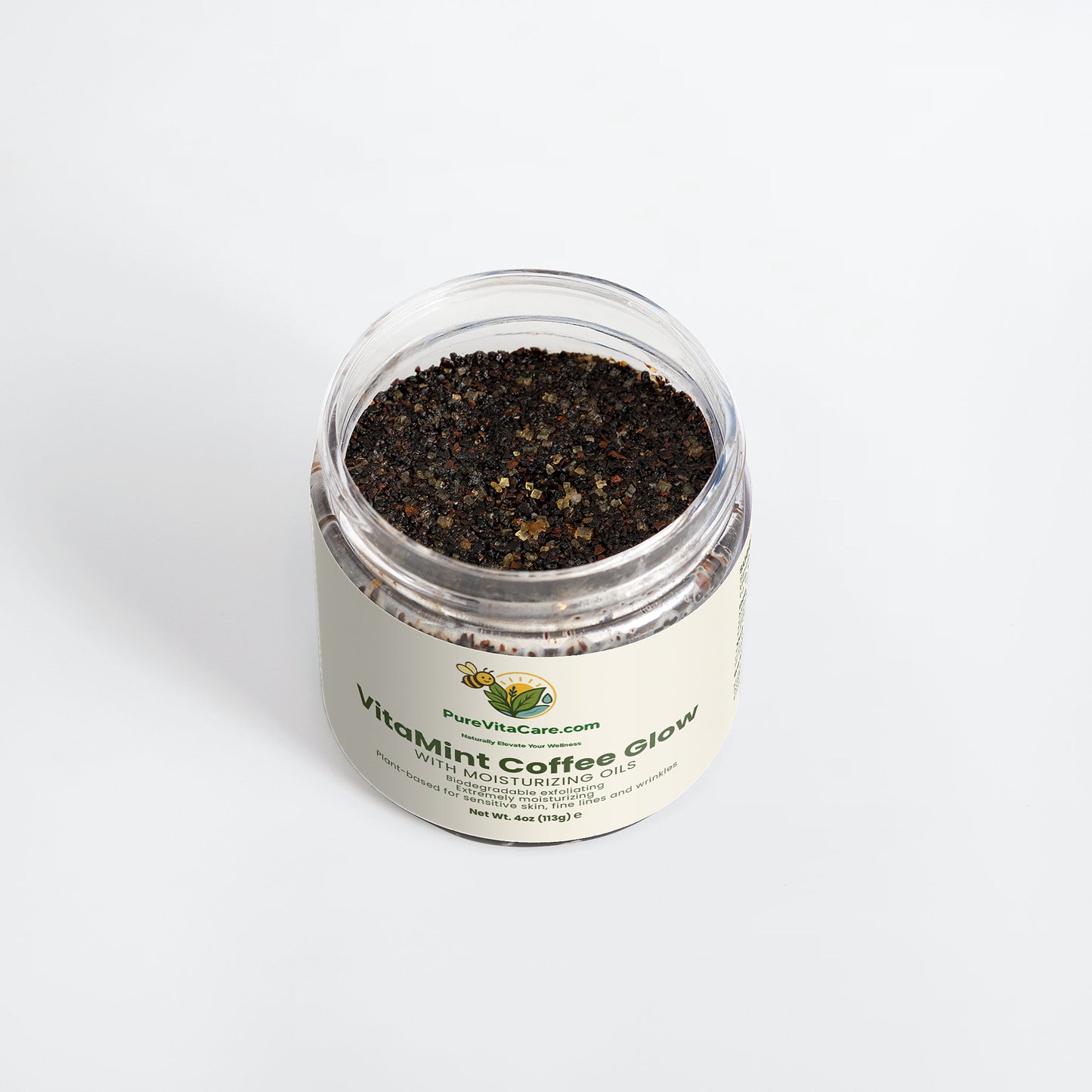 Peppermint Coffee Scrub - PureVitaCare.com