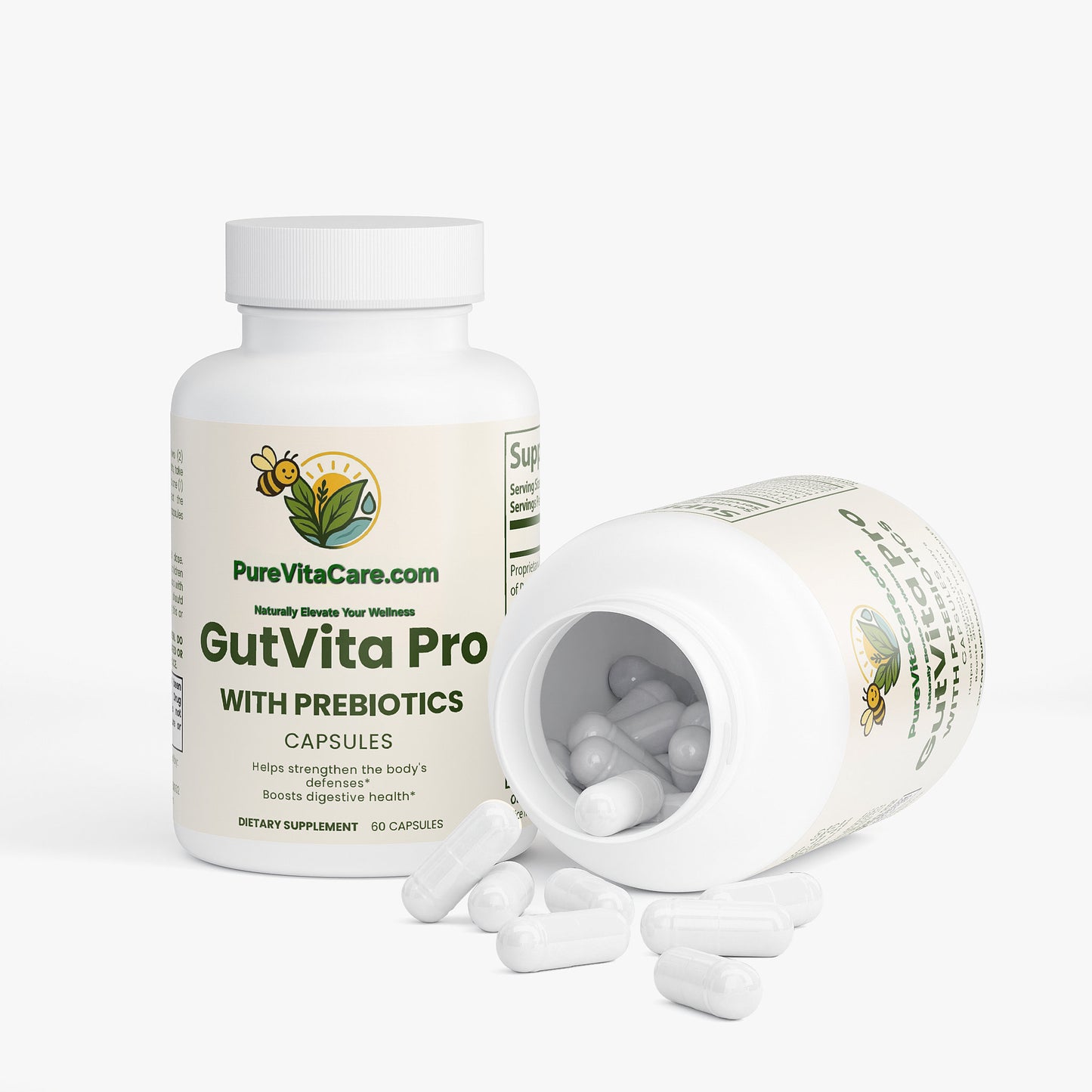 Probiotic 40 Billion with Prebiotics - PureVitaCare.com