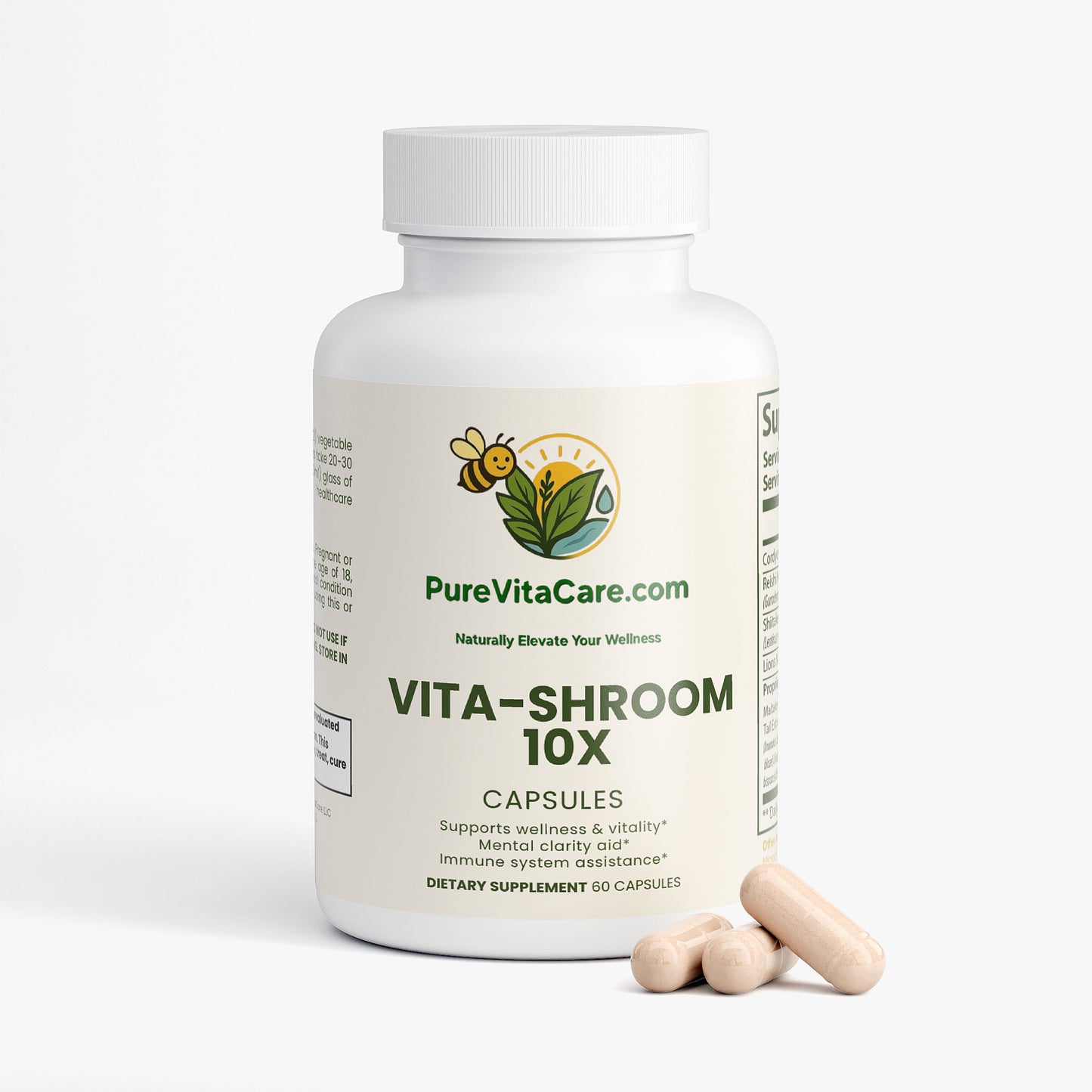 Mushroom Complex 10 X - PureVitaCare.com