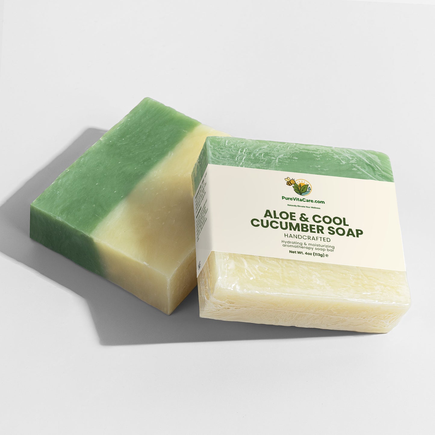 Aloe & Cool Cucumber Soap - PureVitaCare.com