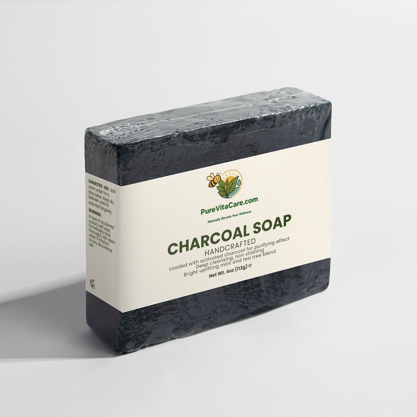 Charcoal Soap - PureVitaCare.com