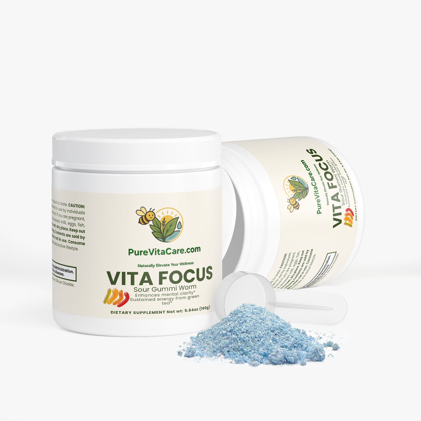 Focus Powder (Sour Gummi Worm) - PureVitaCare.com