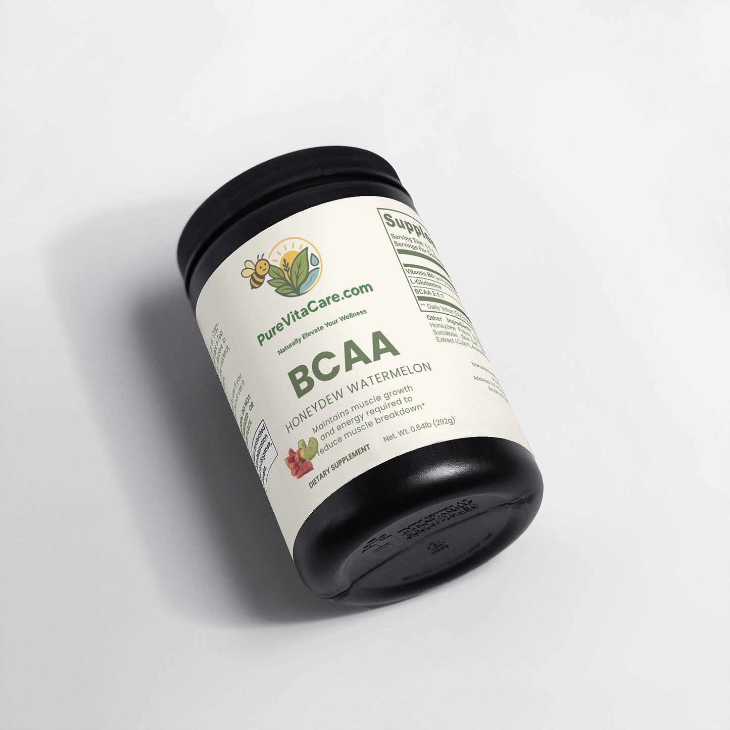 BCAA Post Workout Powder (Honeydew/Watermelon) - PureVitaCare.com