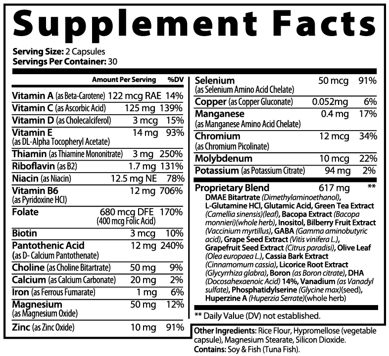 Brain & Focus Formula - PureVitaCare.com