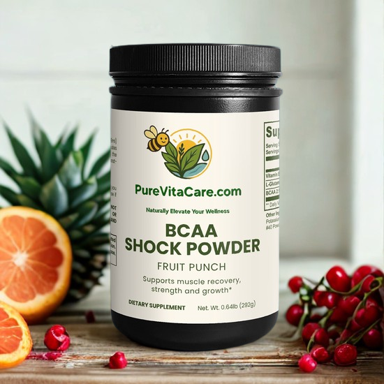 BCAA Shock Powder (Fruit Punch) - PureVitaCare.com