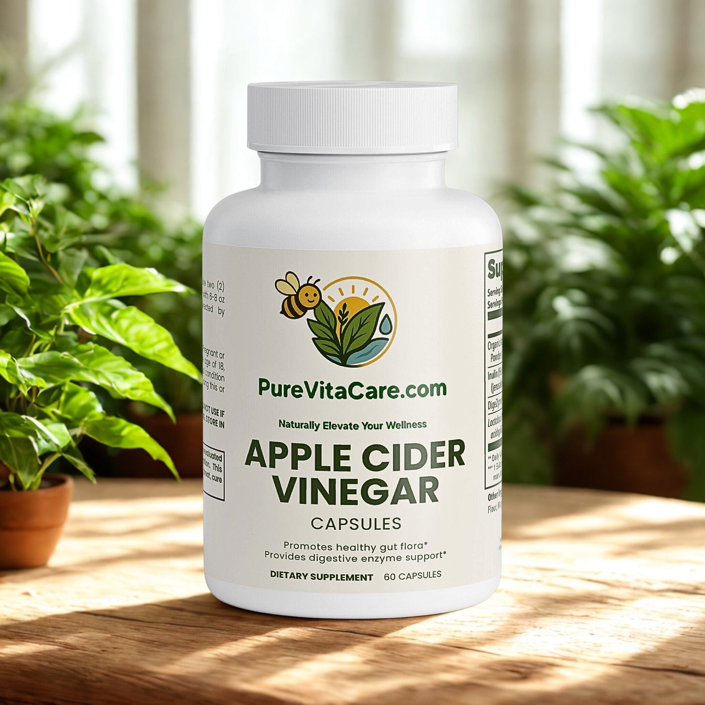 Apple Cider Vinegar Capsules - PureVitaCare.com