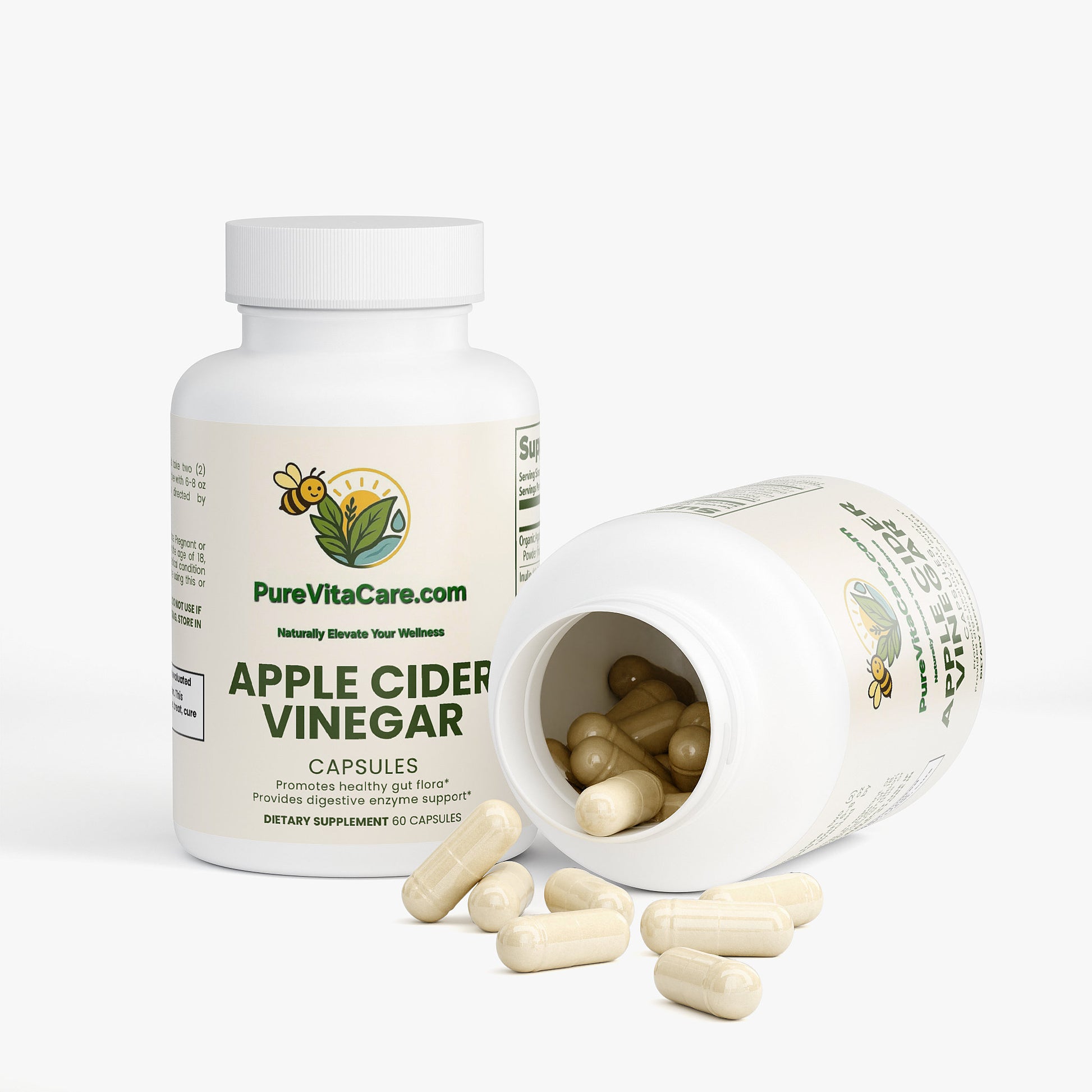 Apple Cider Vinegar Capsules - PureVitaCare.com