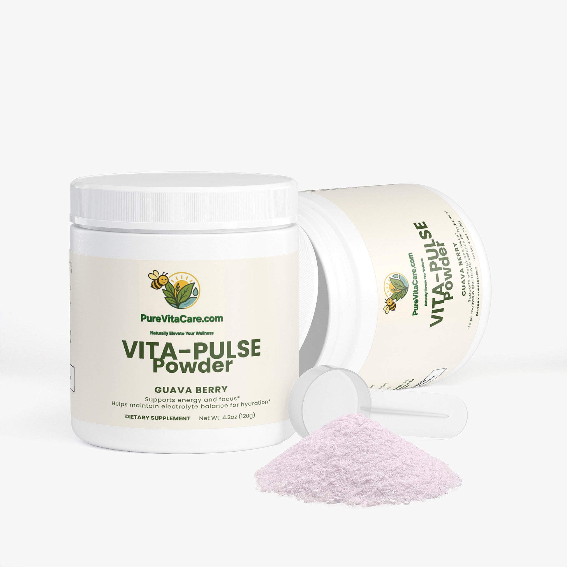 Energy Powder (Guava Berry) - PureVitaCare.com
