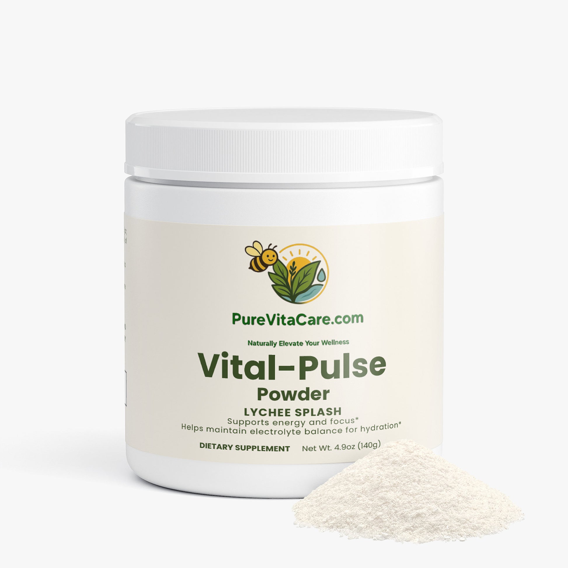 Energy Powder (Lychee Splash Energy) - PureVitaCare.com