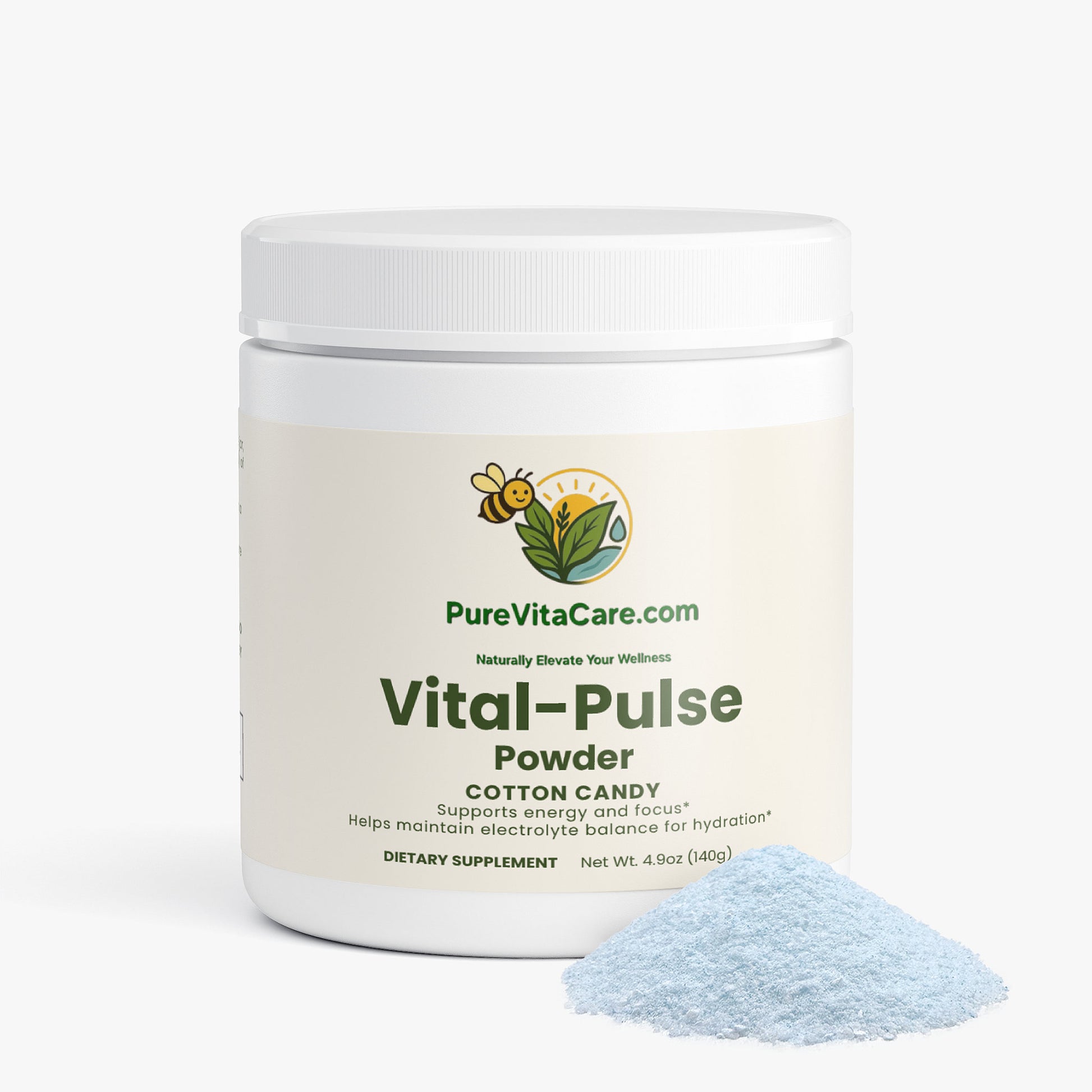 Energy Powder (Cotton Candy) - PureVitaCare.com