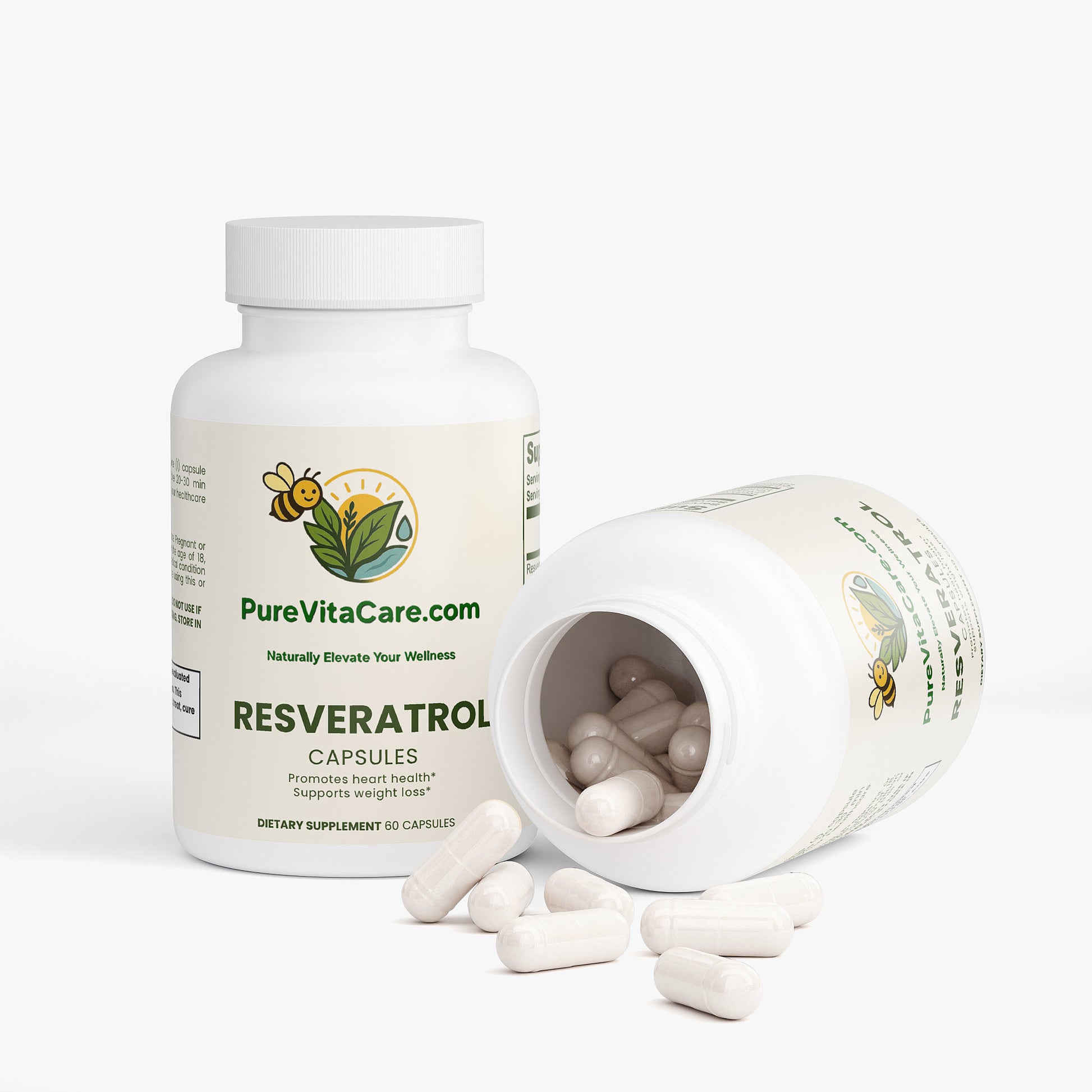 Resveratrol 50% 600mg - PureVitaCare.com