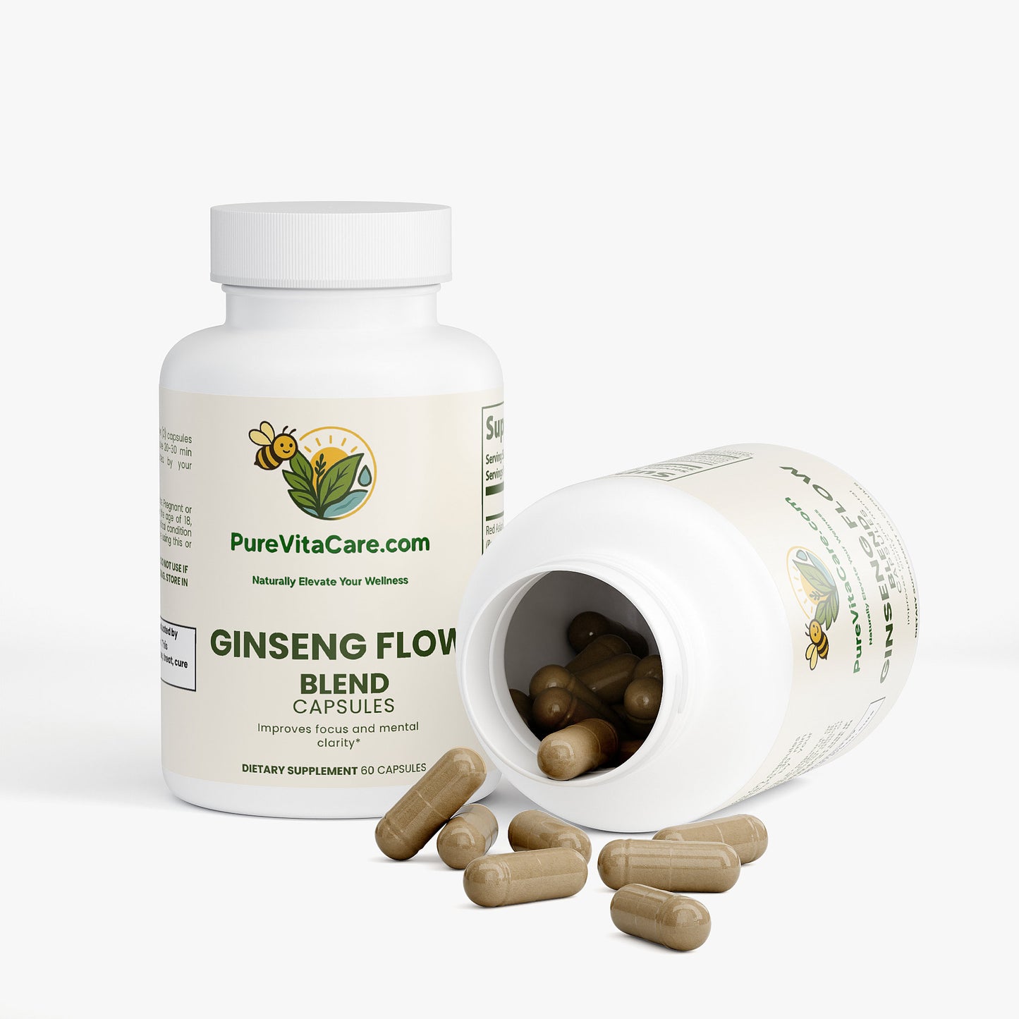 Ginkgo Biloba + Ginseng - PureVitaCare.com