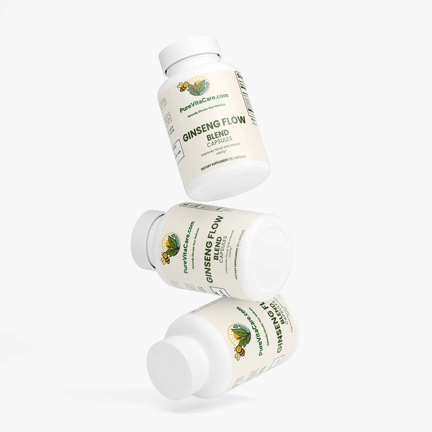 Ginkgo Biloba + Ginseng - PureVitaCare.com