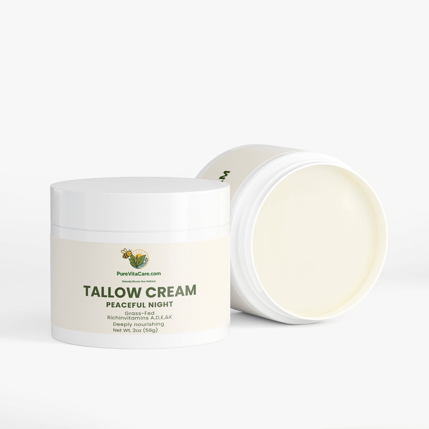 Tallow Cream Peaceful Night - PureVitaCare.com