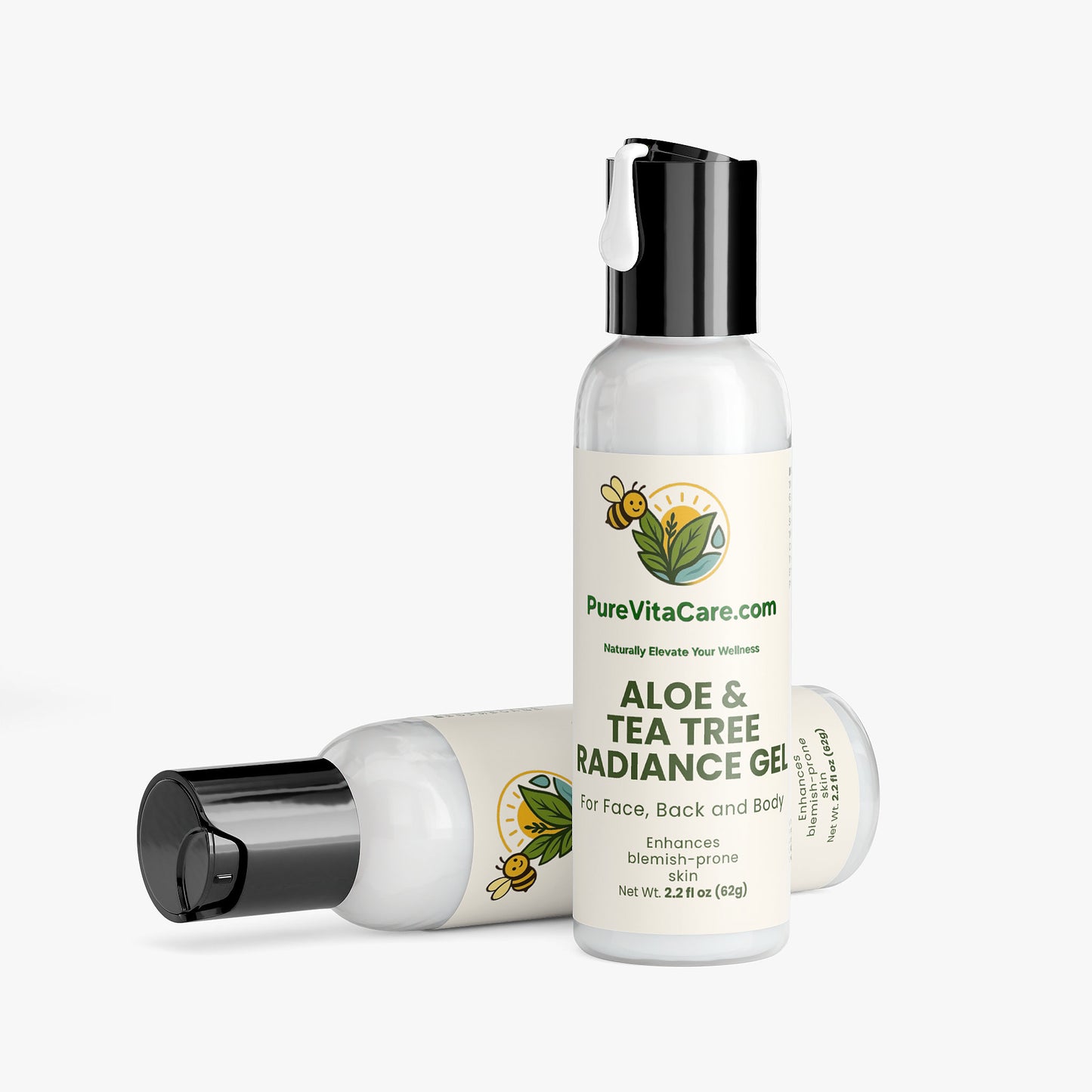 Aloe & Tea Tree Radiance Gel - PureVitaCare.com