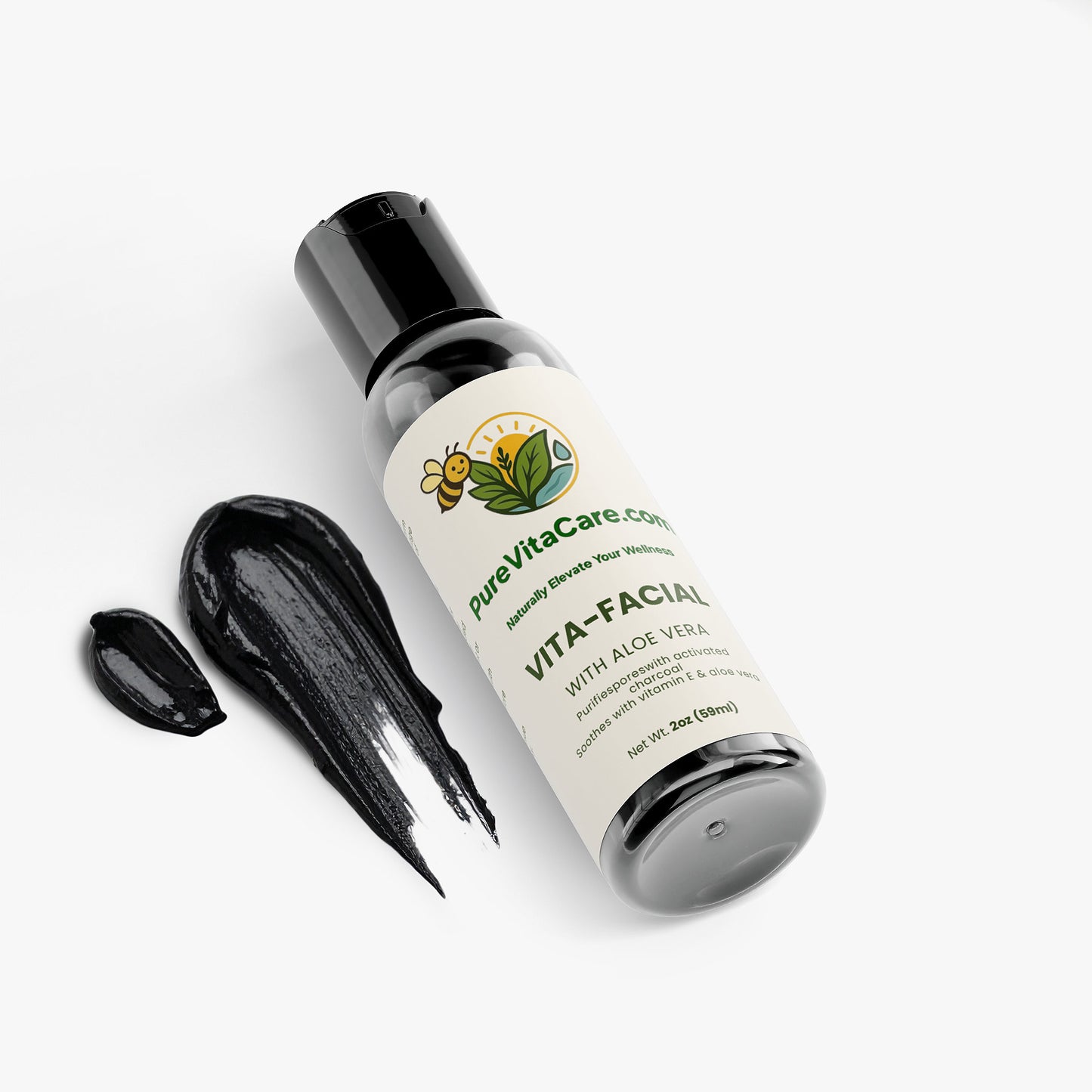 Charcoal Facial Cleanser - PureVitaCare.com