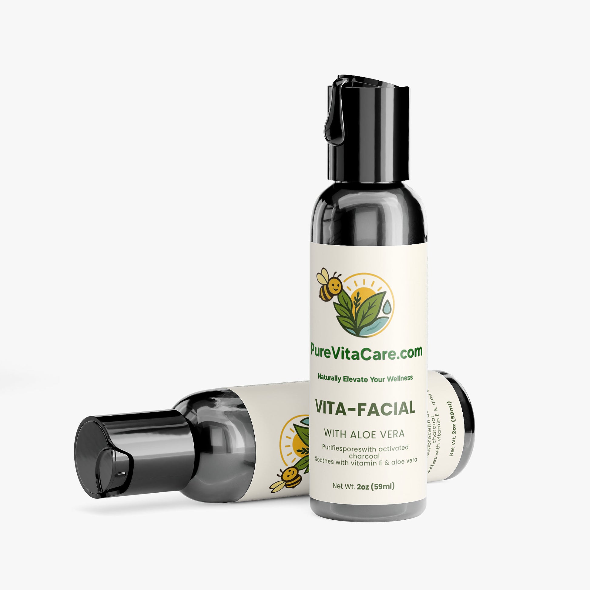 Charcoal Facial Cleanser - PureVitaCare.com