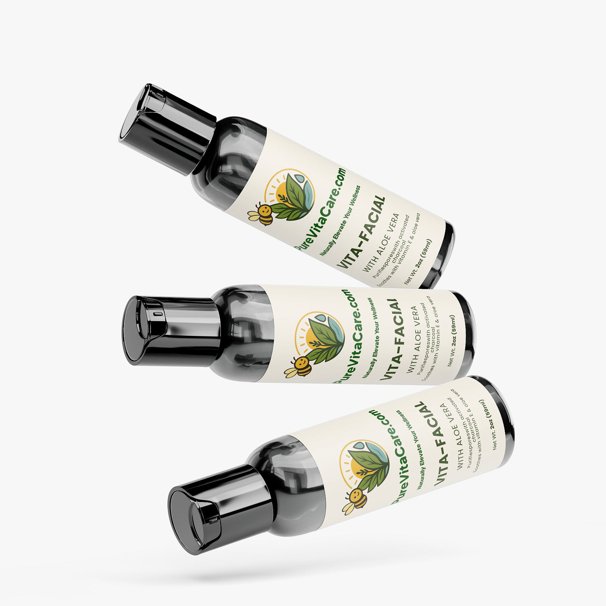 Charcoal Facial Cleanser - PureVitaCare.com