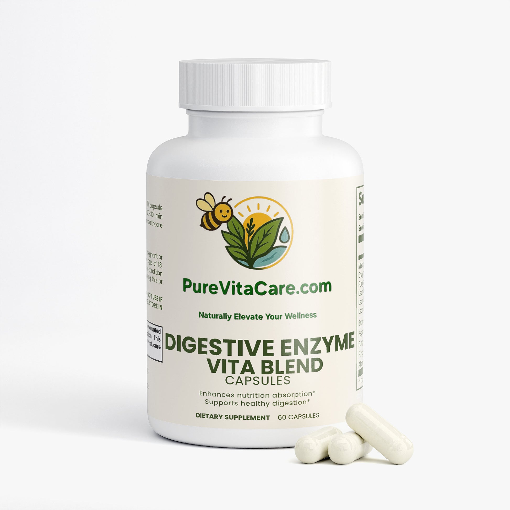 Digestive Enzyme Pro Blend - PureVitaCare.com