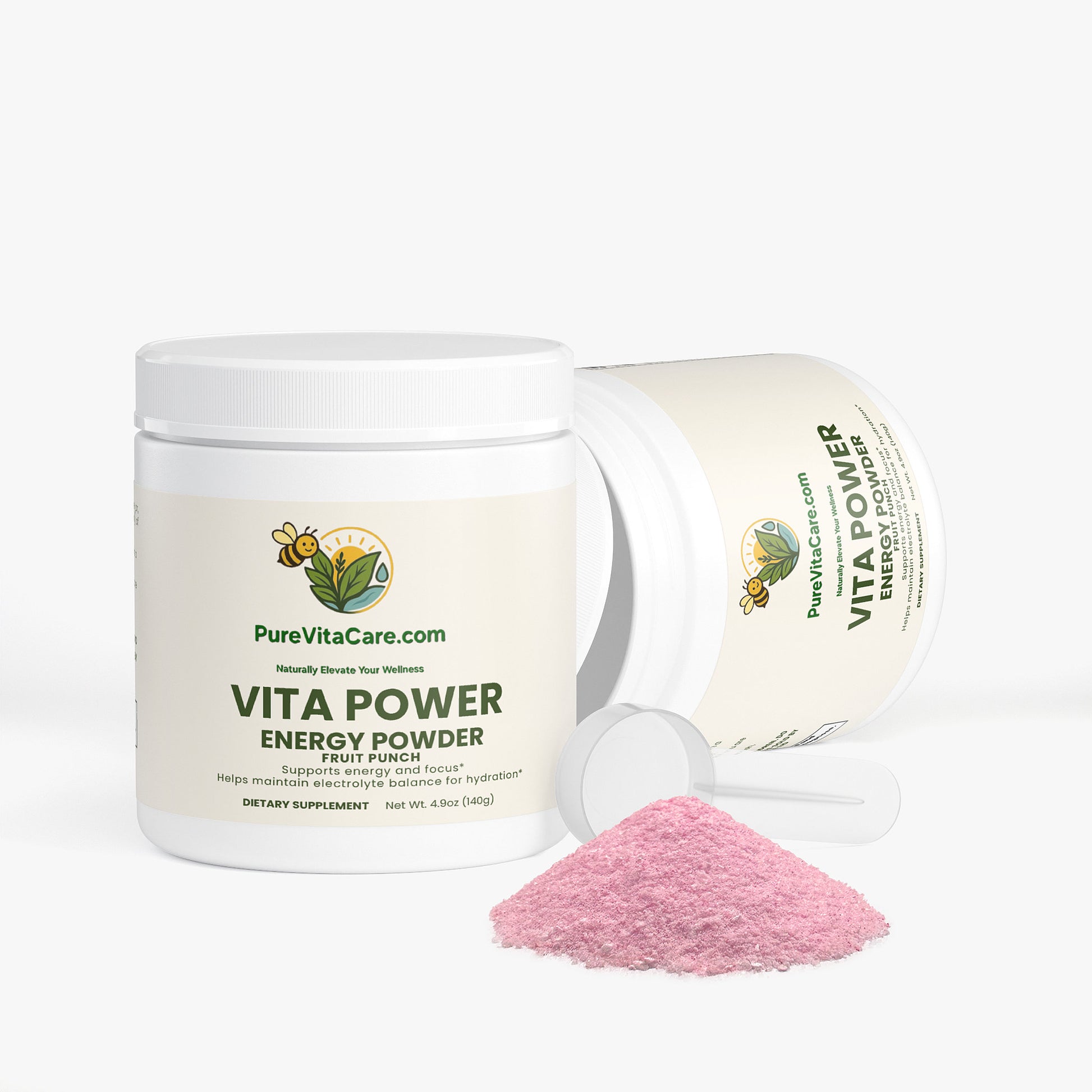 Energy Powder (Fruit Punch) - PureVitaCare.com