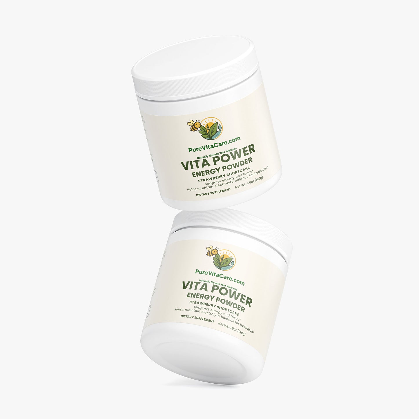 Energy Powder (Strawberry Shortcake) - PureVitaCare.com