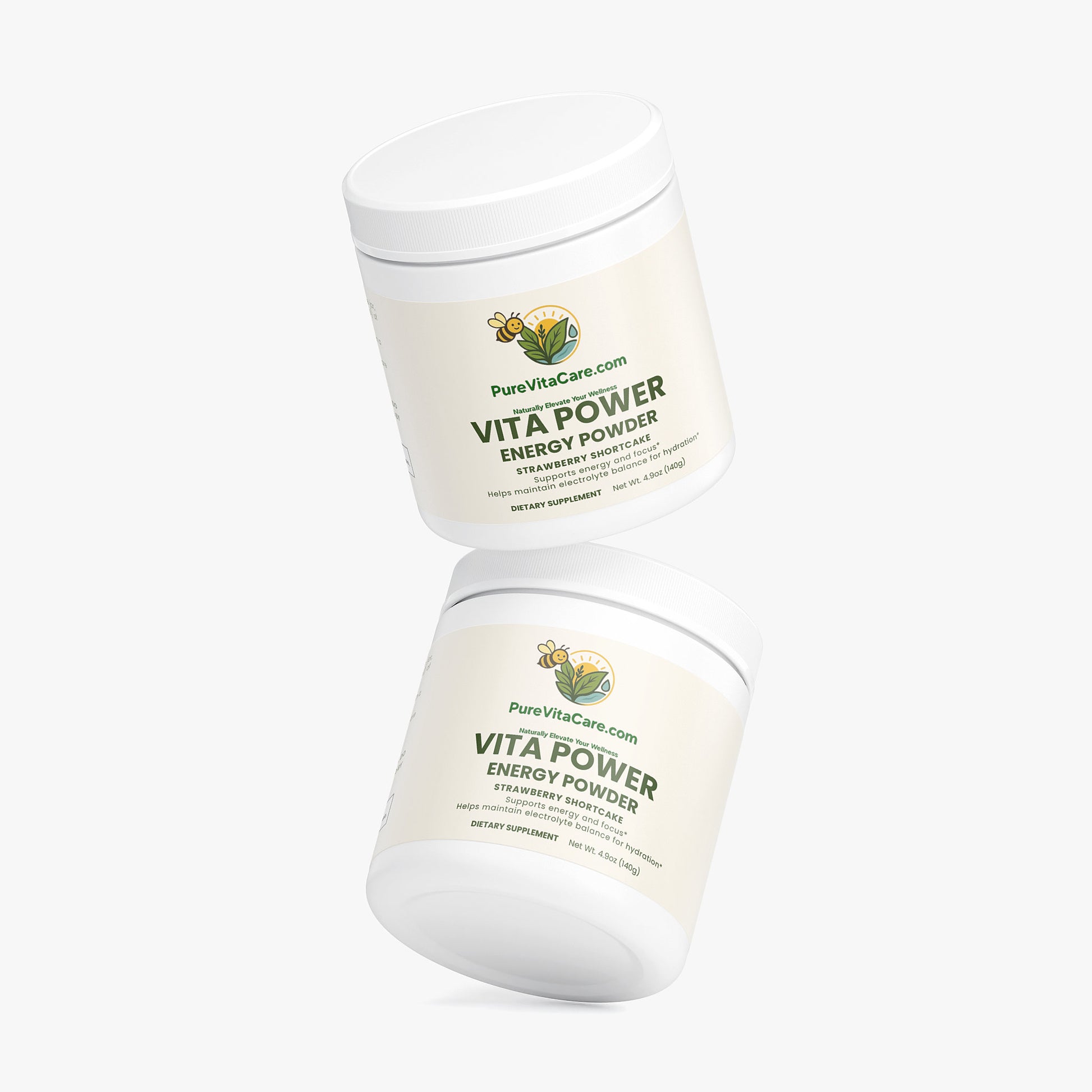 Energy Powder (Strawberry Shortcake) - PureVitaCare.com