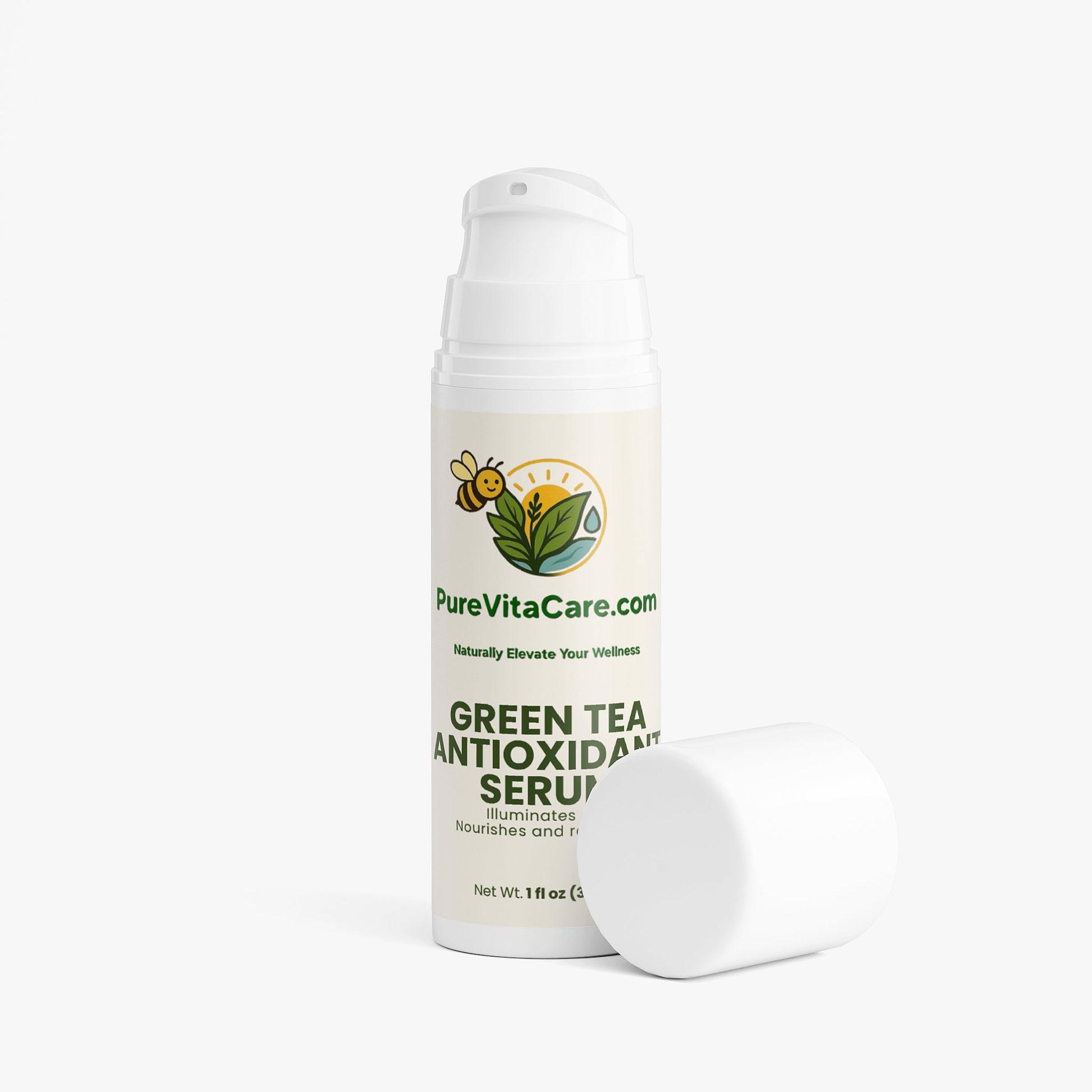Green Tea Antioxidant Serum - PureVitaCare.com