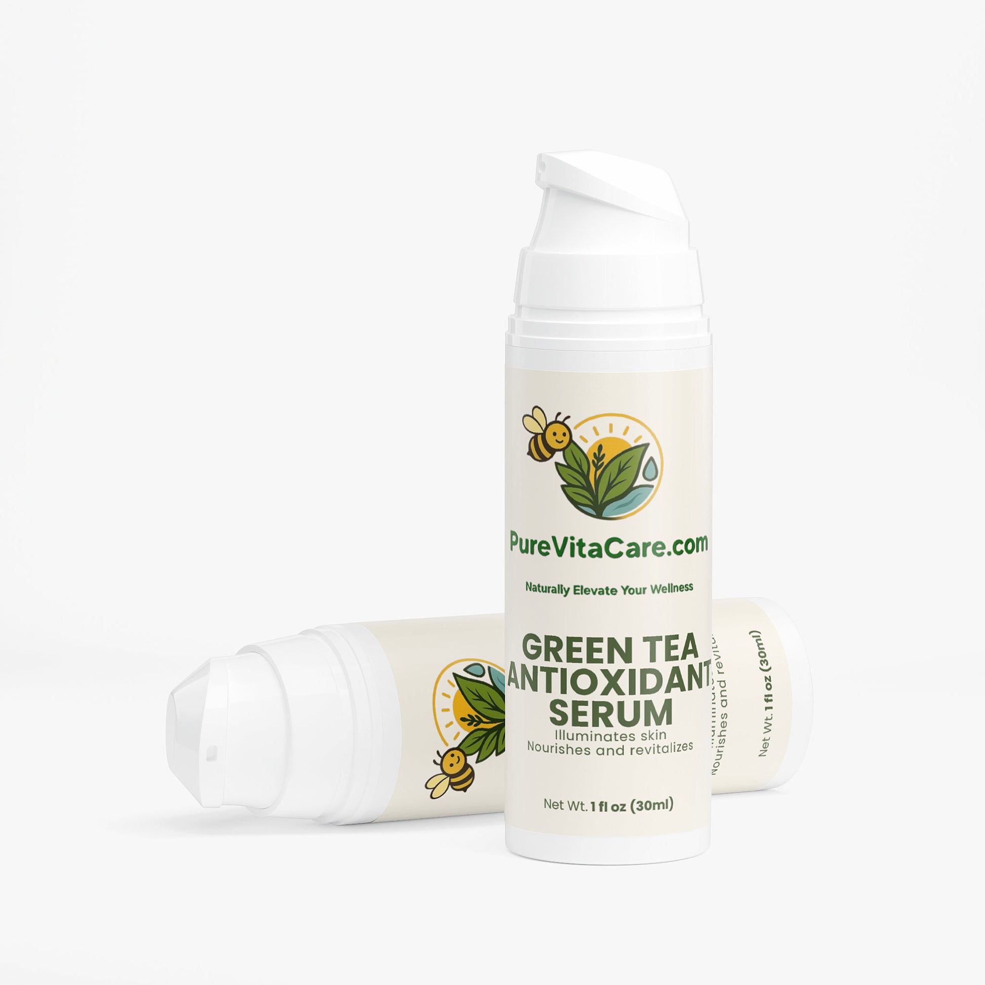 Green Tea Antioxidant Serum - PureVitaCare.com