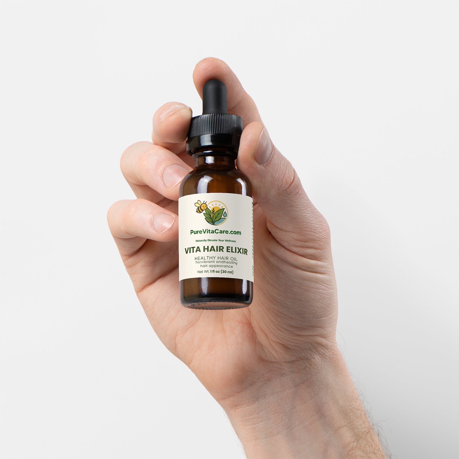 Moisturizing and Strengthening Hair Oil - PureVitaCare.com