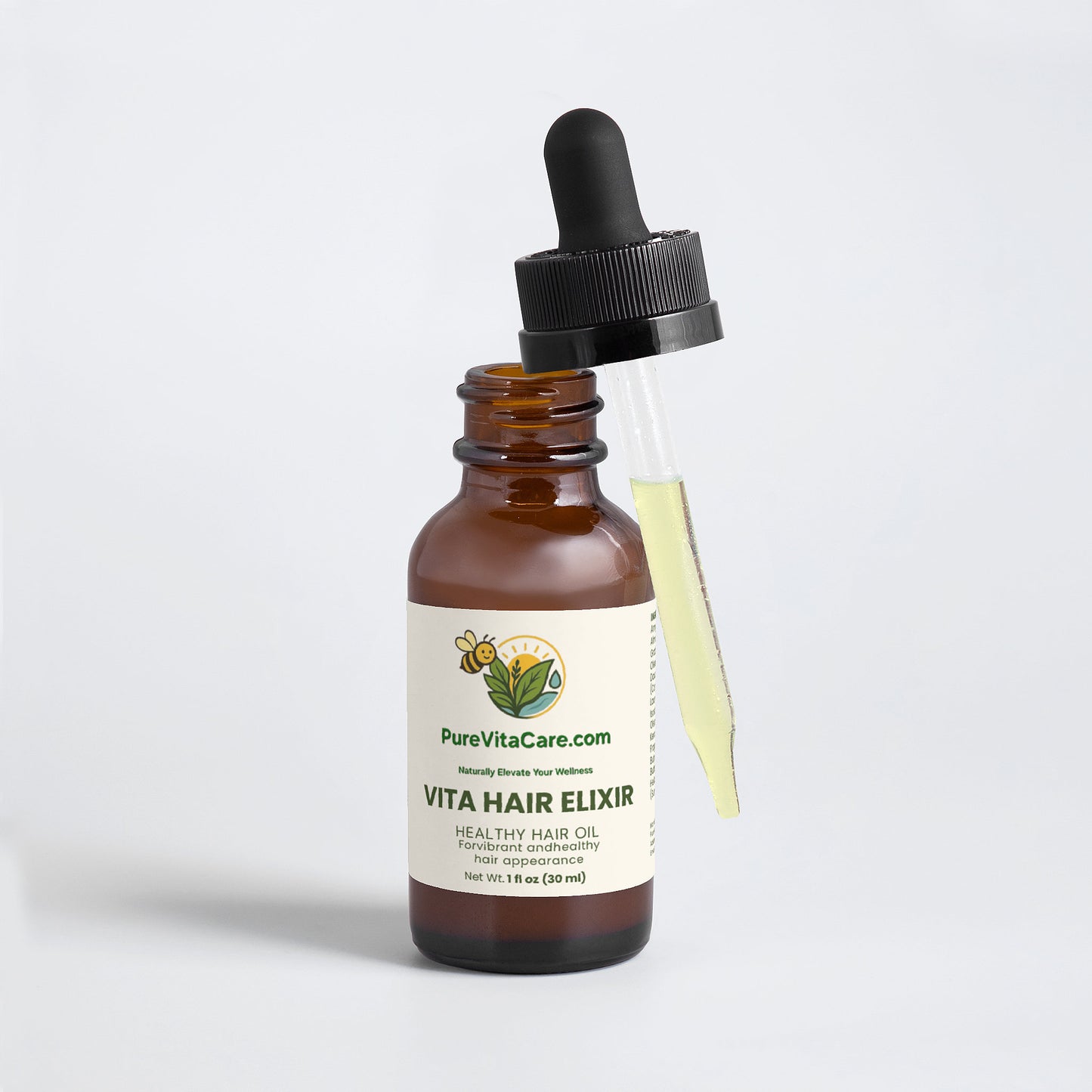 Moisturizing and Strengthening Hair Oil - PureVitaCare.com