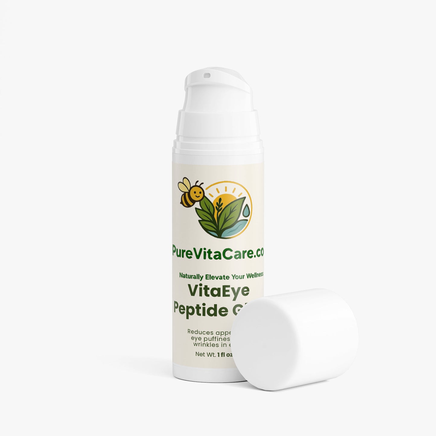 Peptide Eye Gel-Cream - PureVitaCare.com