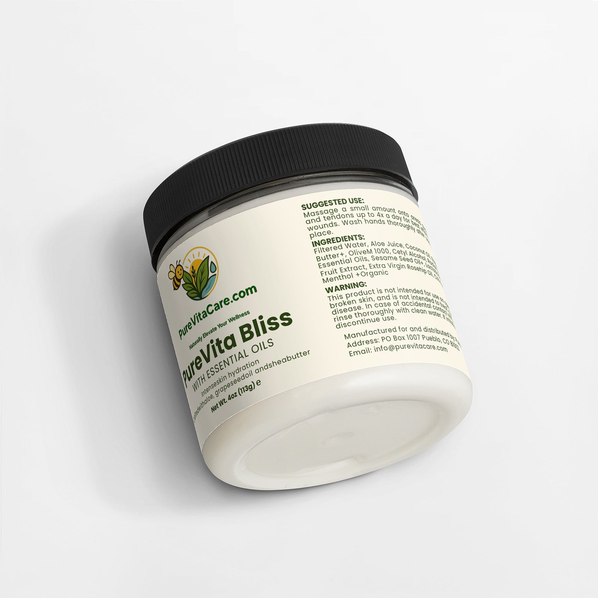 Recovery Cream - PureVitaCare.com