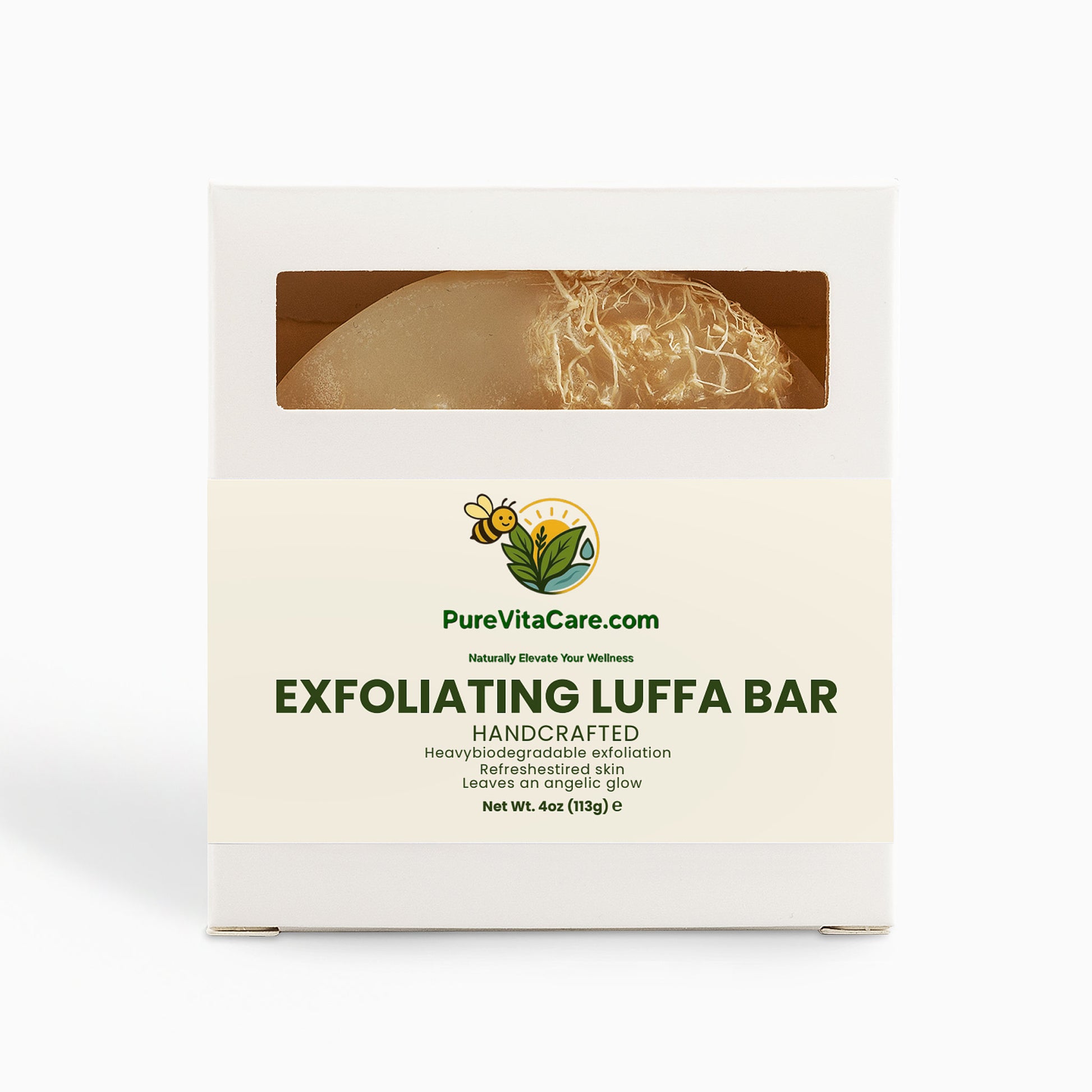 Exfoliating Luffa Bar - PureVitaCare.com
