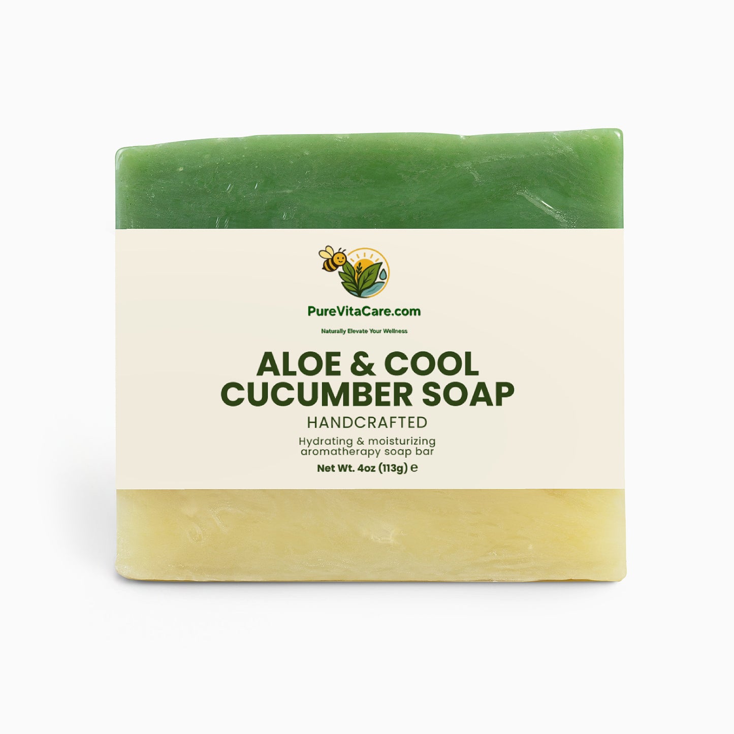 Aloe & Cool Cucumber Soap - PureVitaCare.com