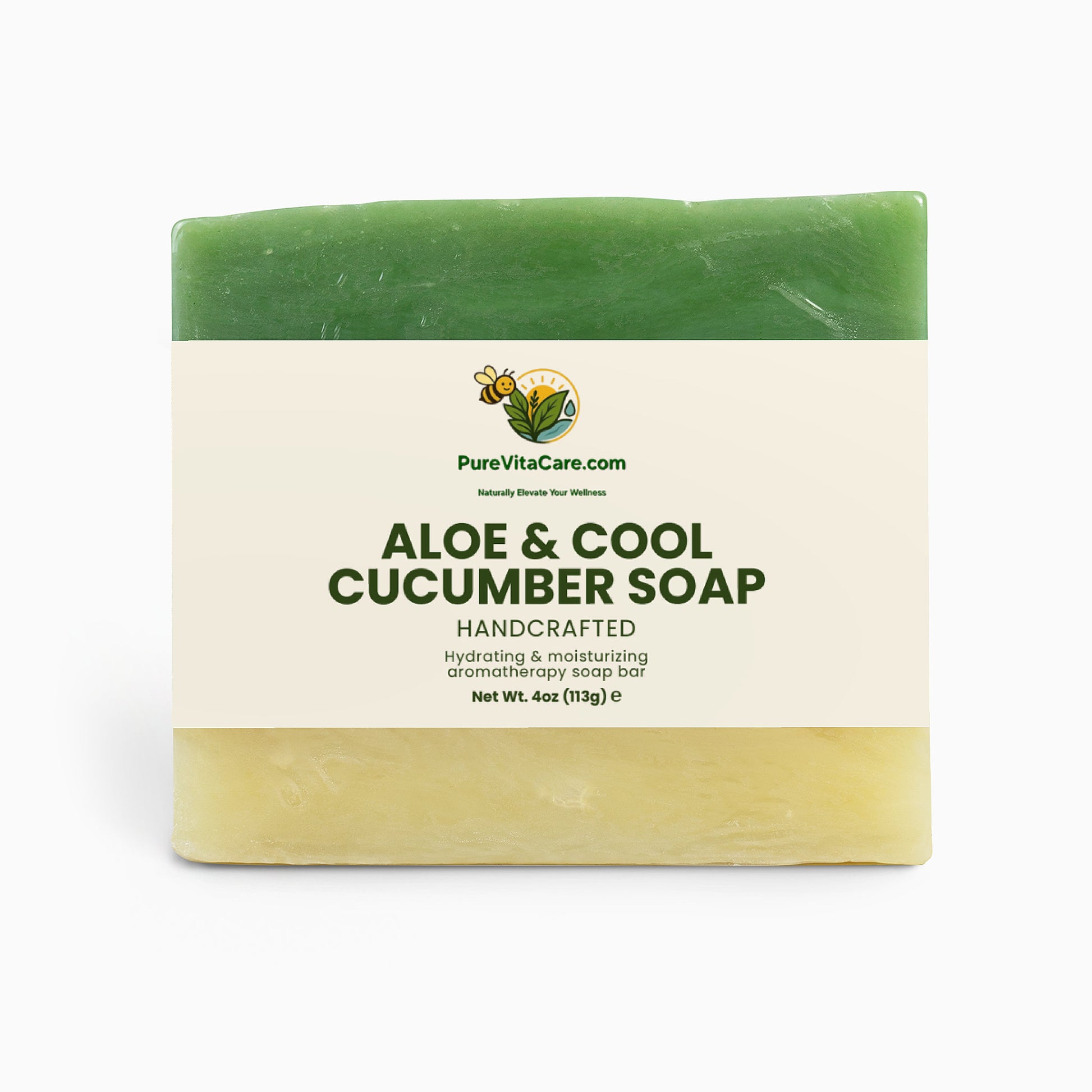 Aloe & Cool Cucumber Soap - PureVitaCare.com