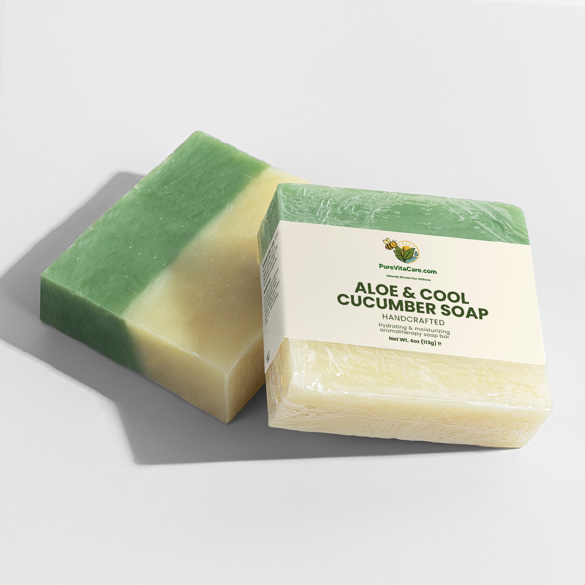 Aloe & Cool Cucumber Soap - PureVitaCare.com