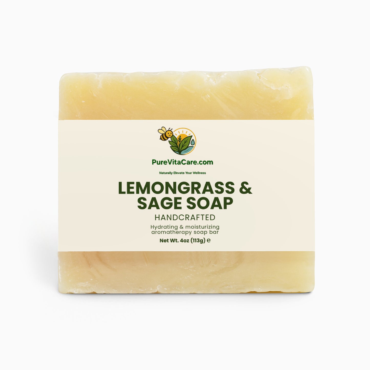 Lemongrass & Sage Soap - PureVitaCare.com