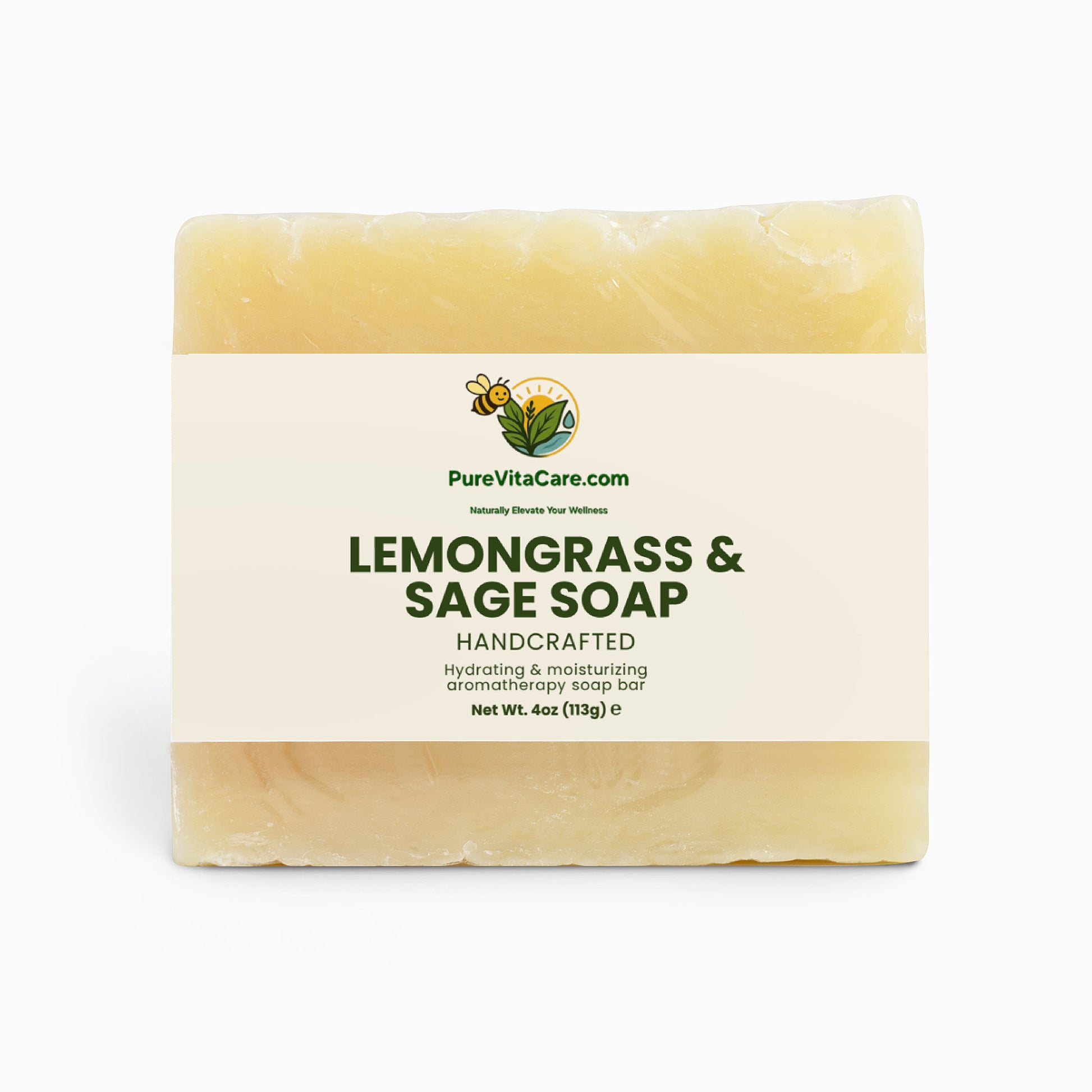 Lemongrass & Sage Soap - PureVitaCare.com