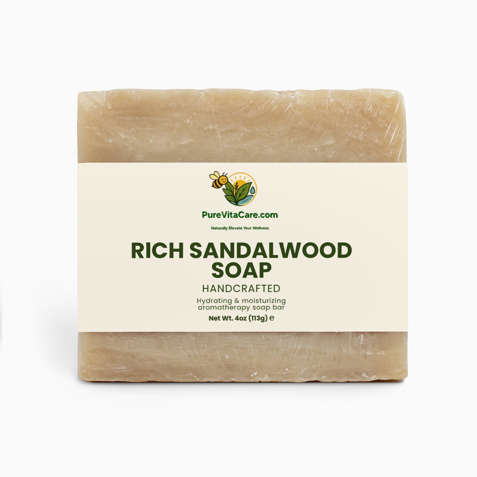 Rich Sandalwood Soap - PureVitaCare.com