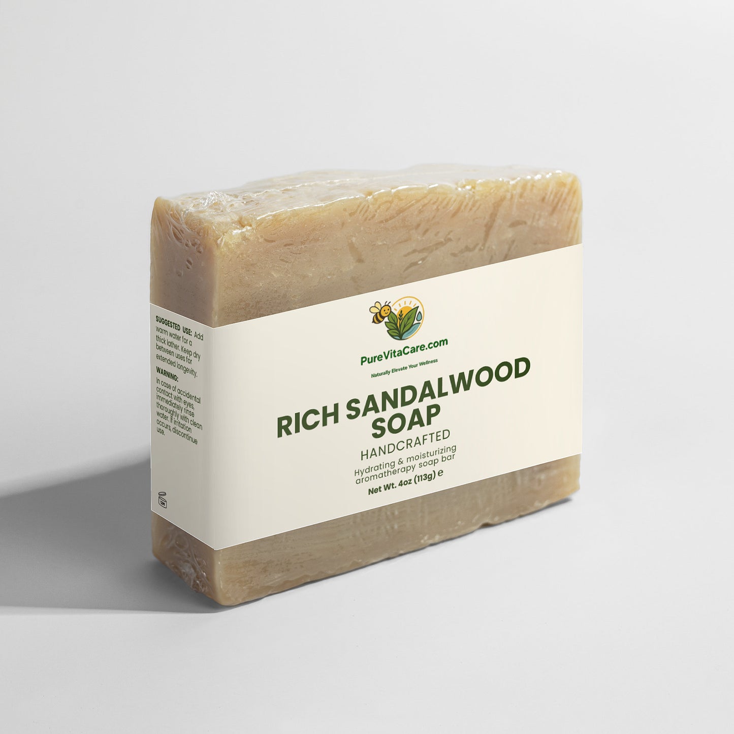 Rich Sandalwood Soap - PureVitaCare.com
