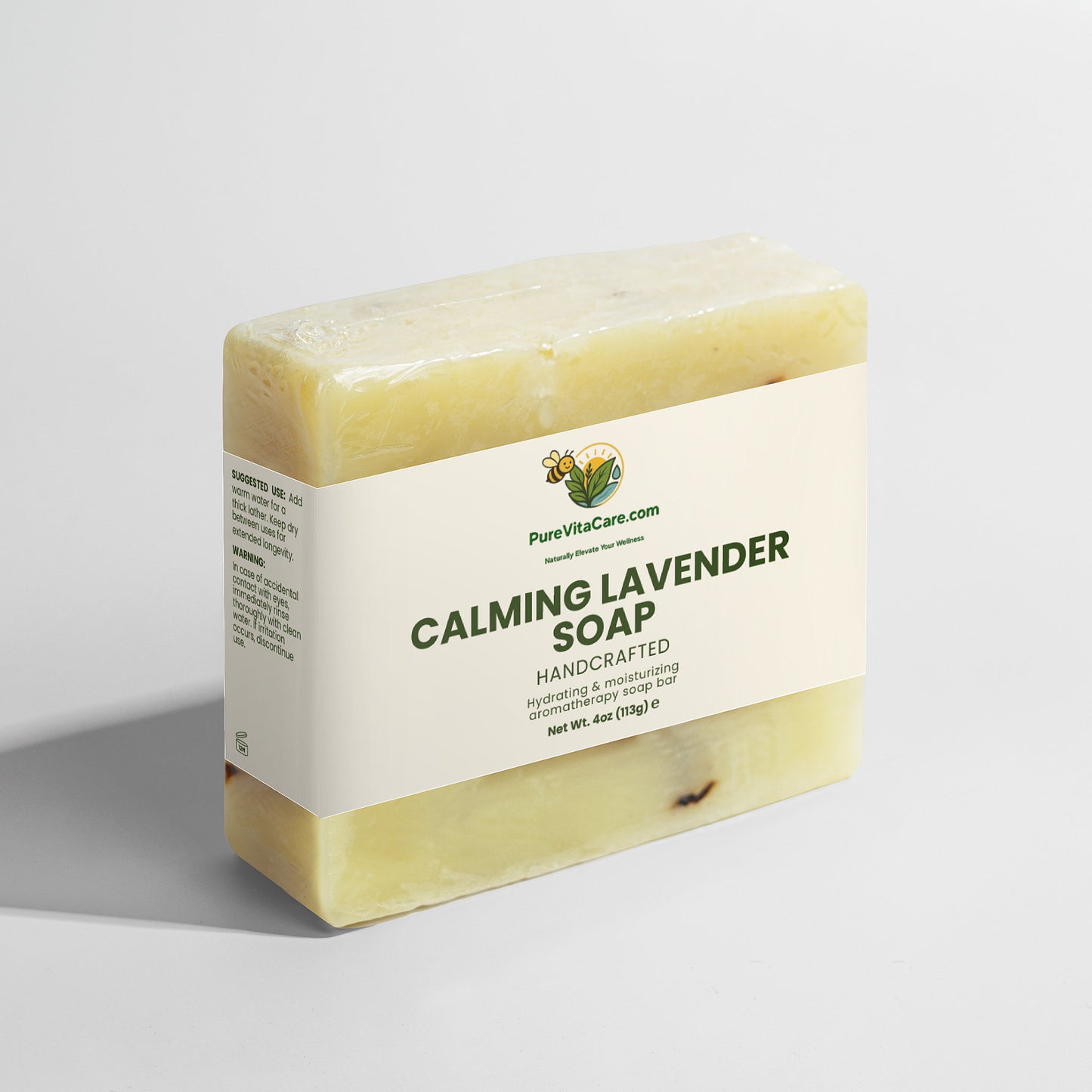 Calming Lavender Soap - PureVitaCare.com