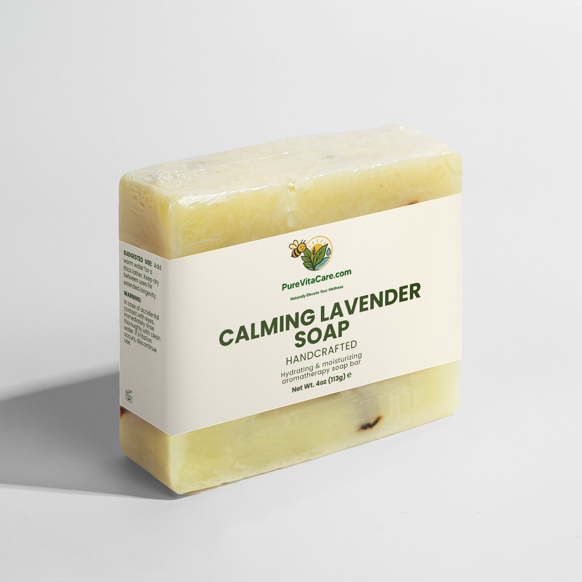Calming Lavender Soap - PureVitaCare.com