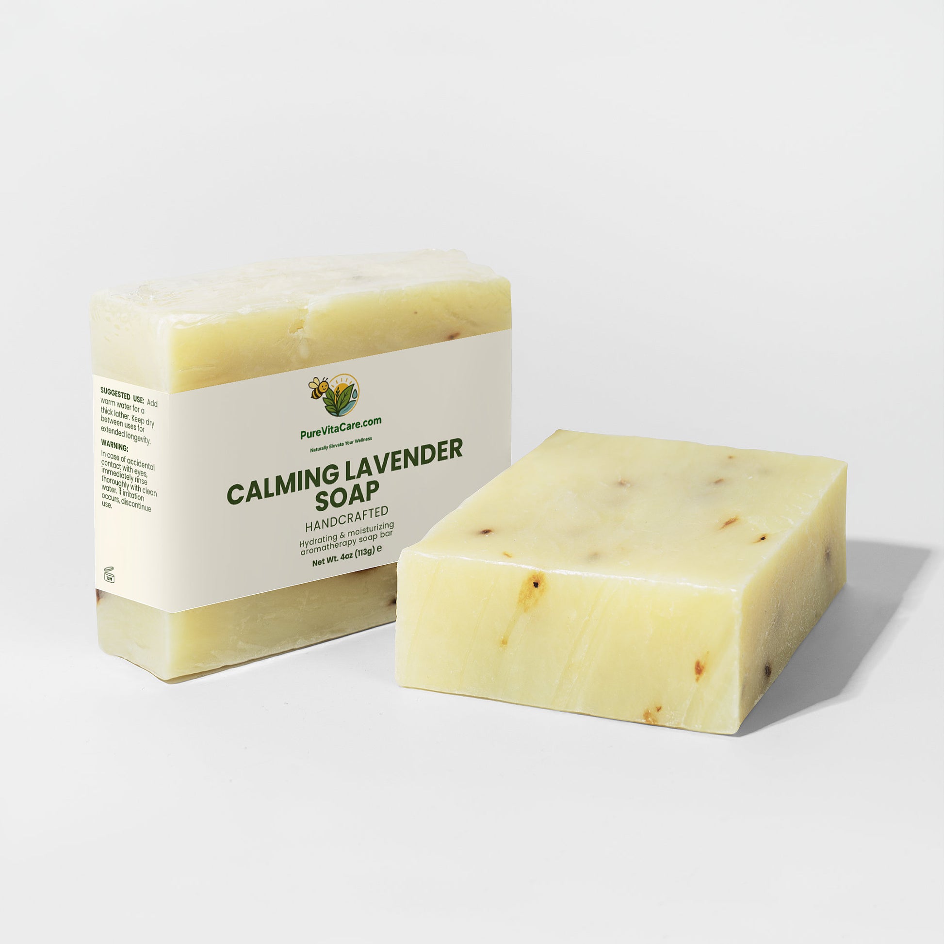 Calming Lavender Soap - PureVitaCare.com