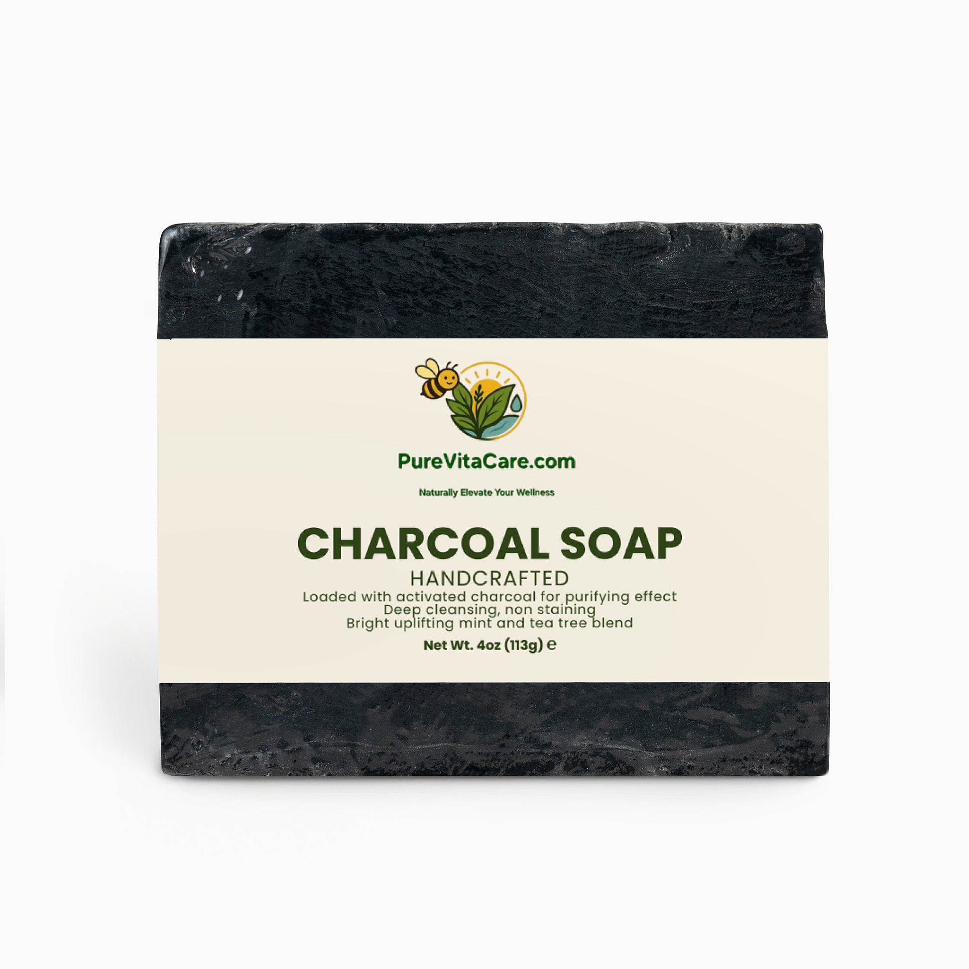 Charcoal Soap - PureVitaCare.com