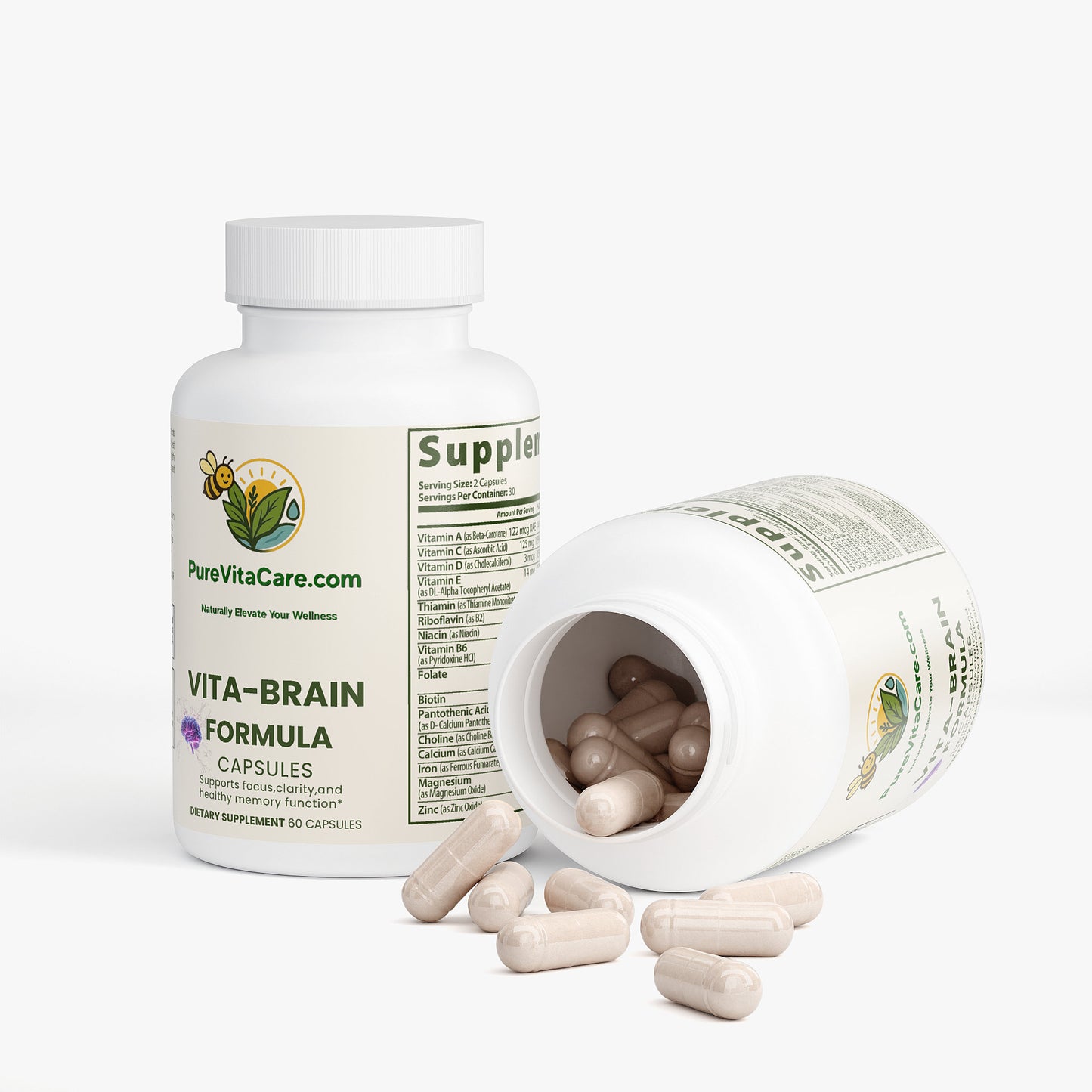 Brain & Focus Formula - PureVitaCare.com