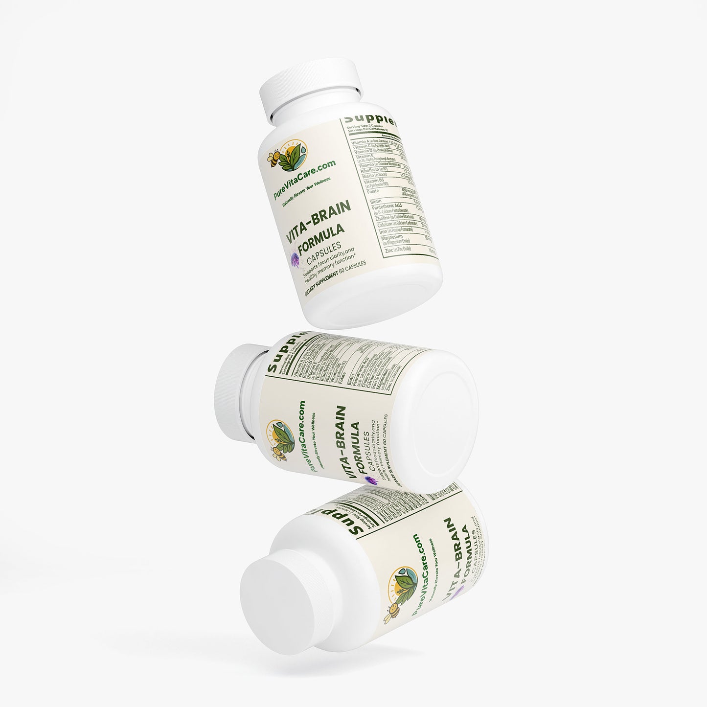 Brain & Focus Formula - PureVitaCare.com