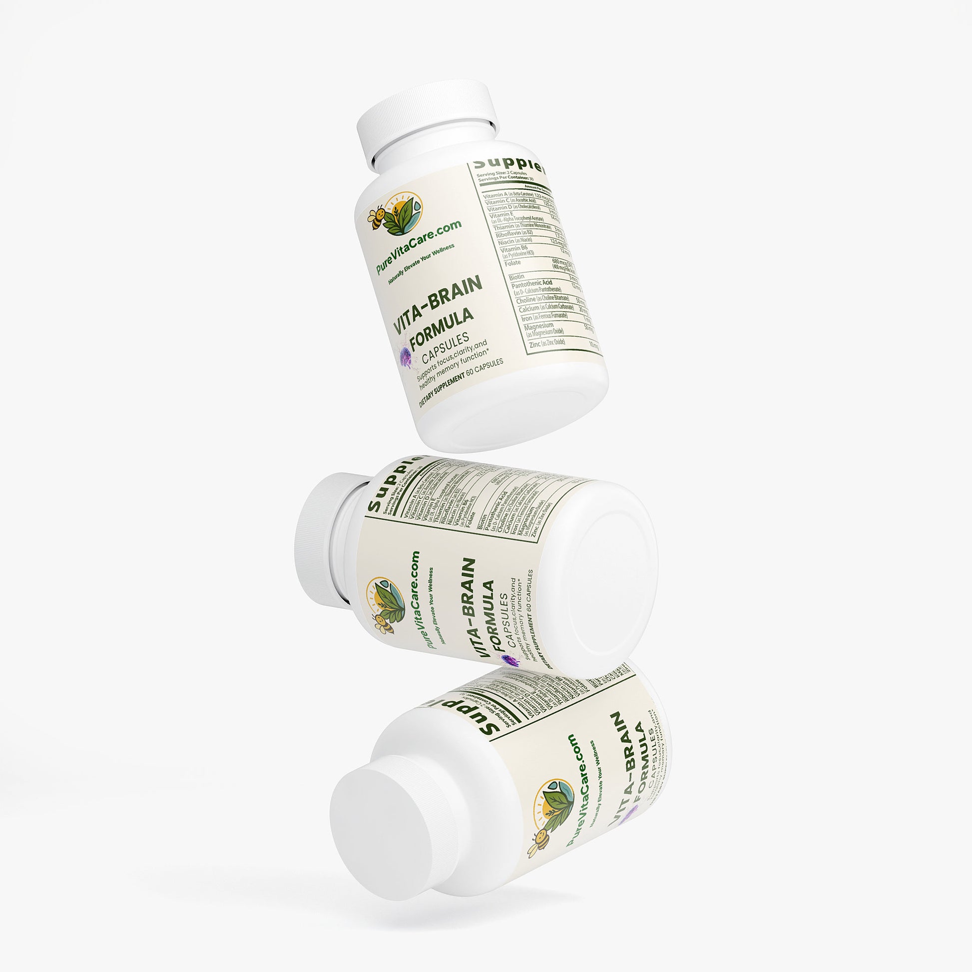 Brain & Focus Formula - PureVitaCare.com