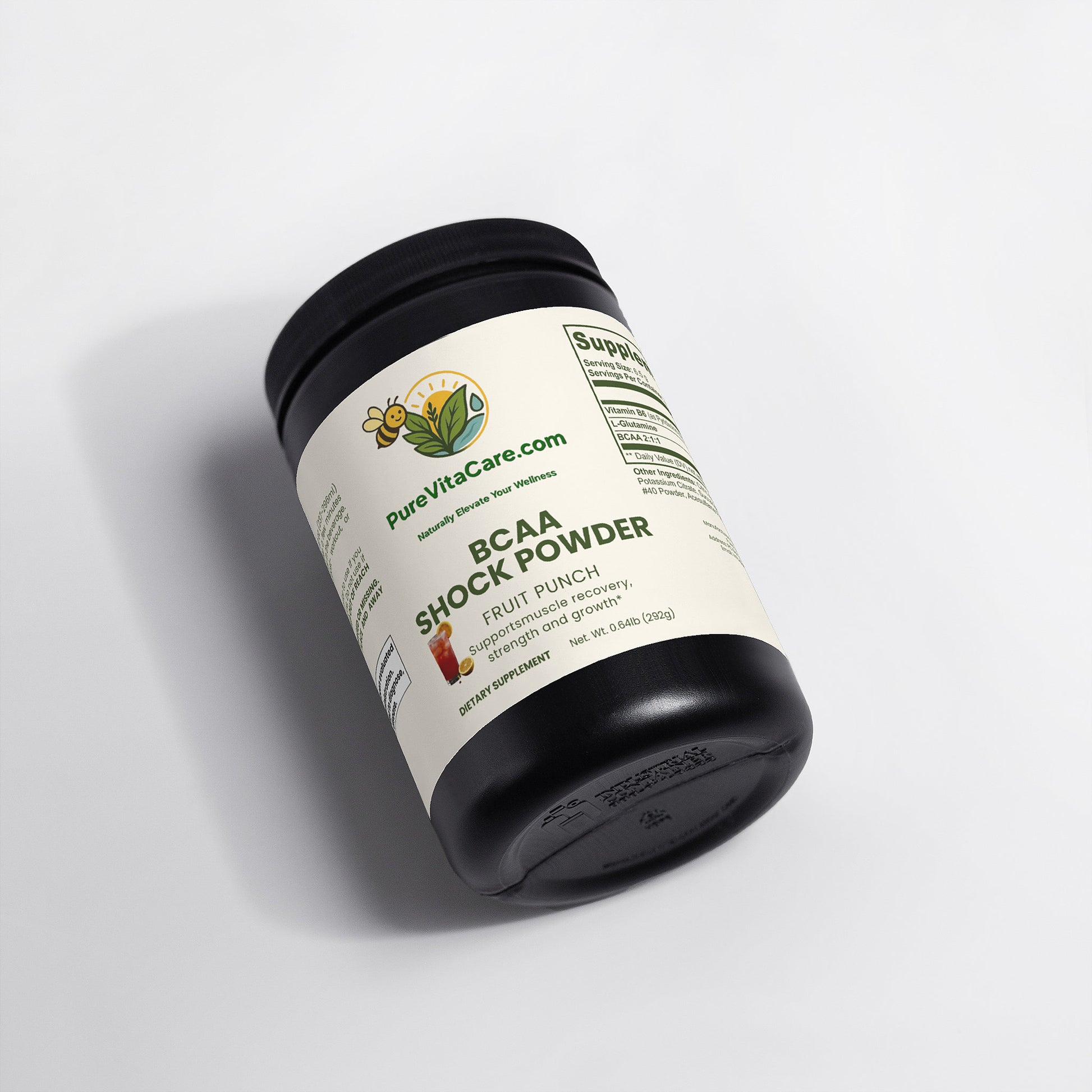 BCAA Shock Powder (Fruit Punch) - PureVitaCare.com