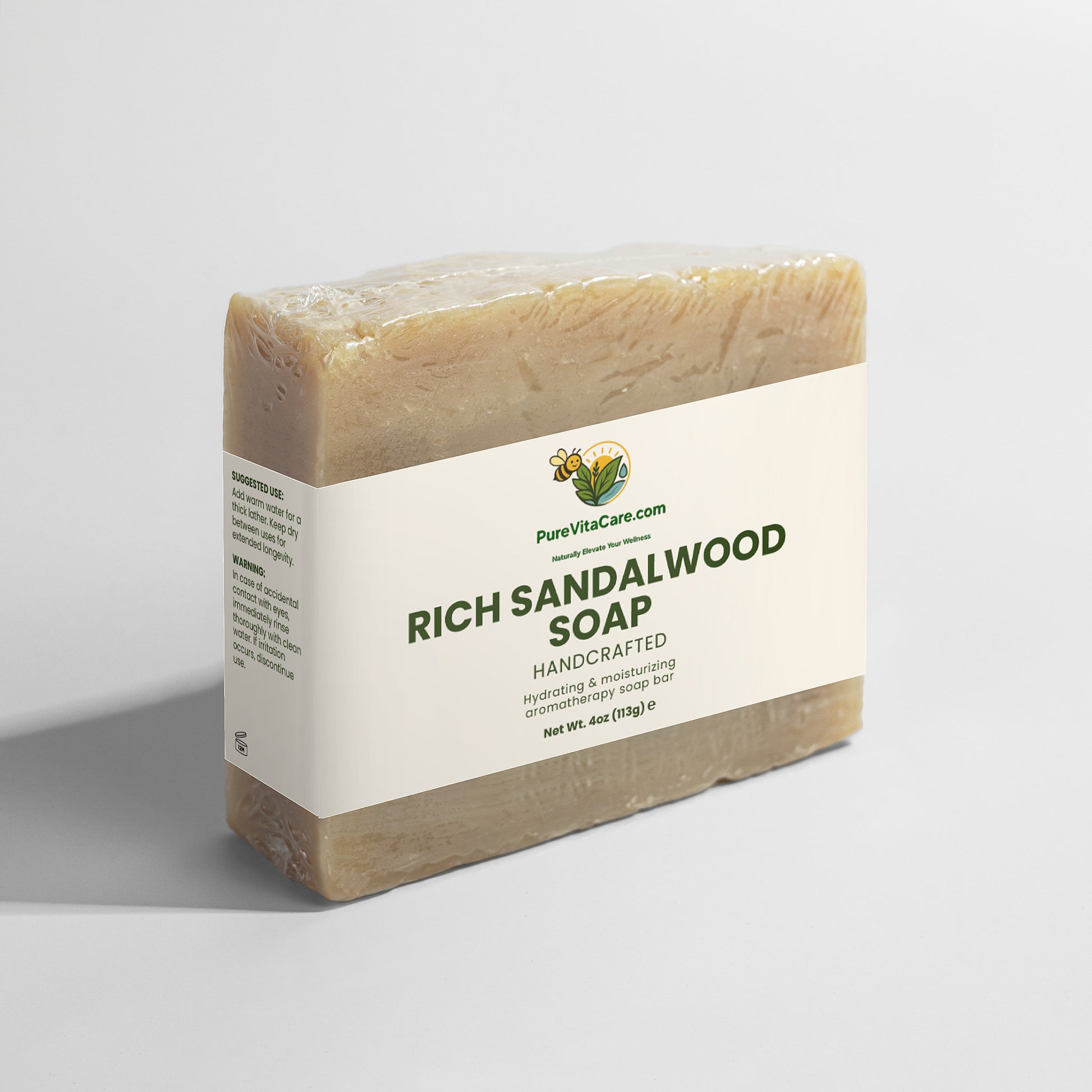 Rich Sandalwood Soap . - PureVitaCare.com